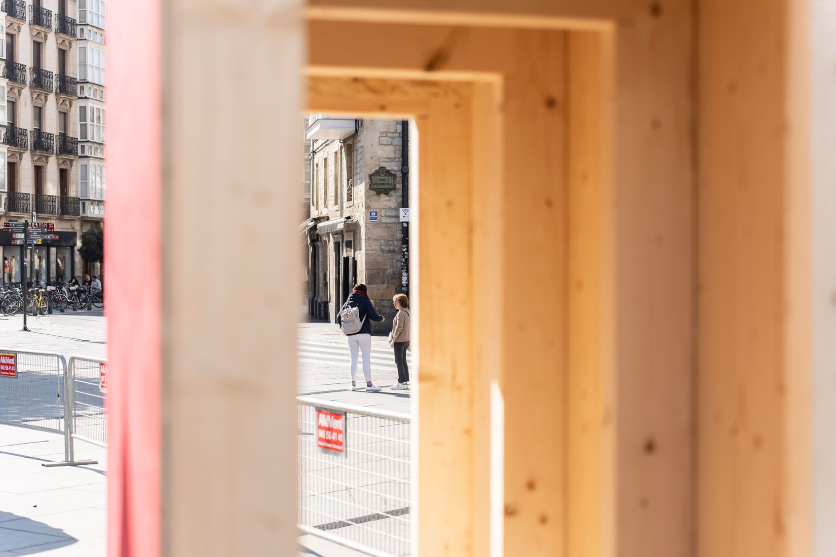 Installation. "Utopia: No entry" by Sebastián Bayo Monjas.