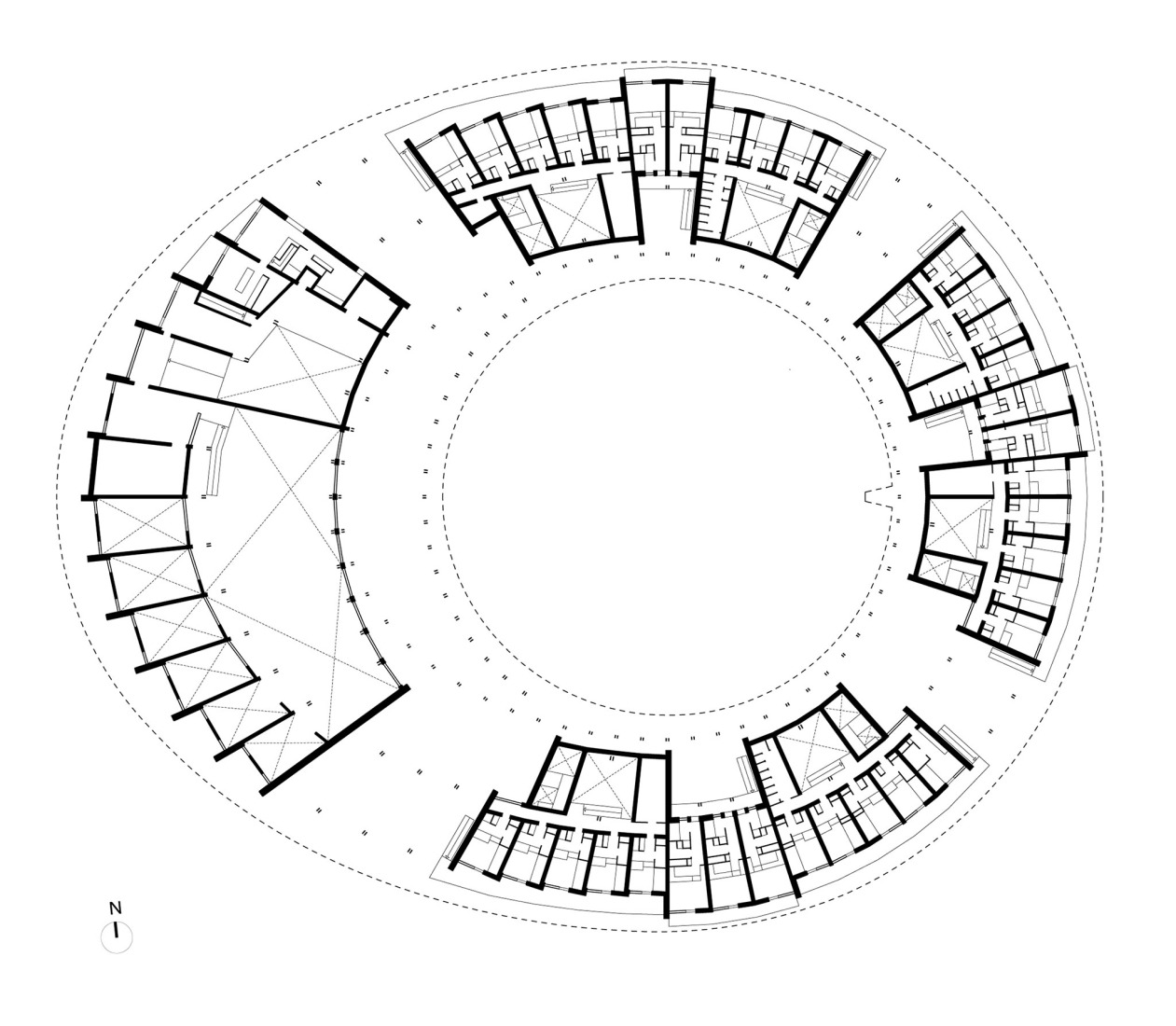 Plano de primera planta. Dorte Mandrup, un espacio para futuros artesanos en Crafts College.