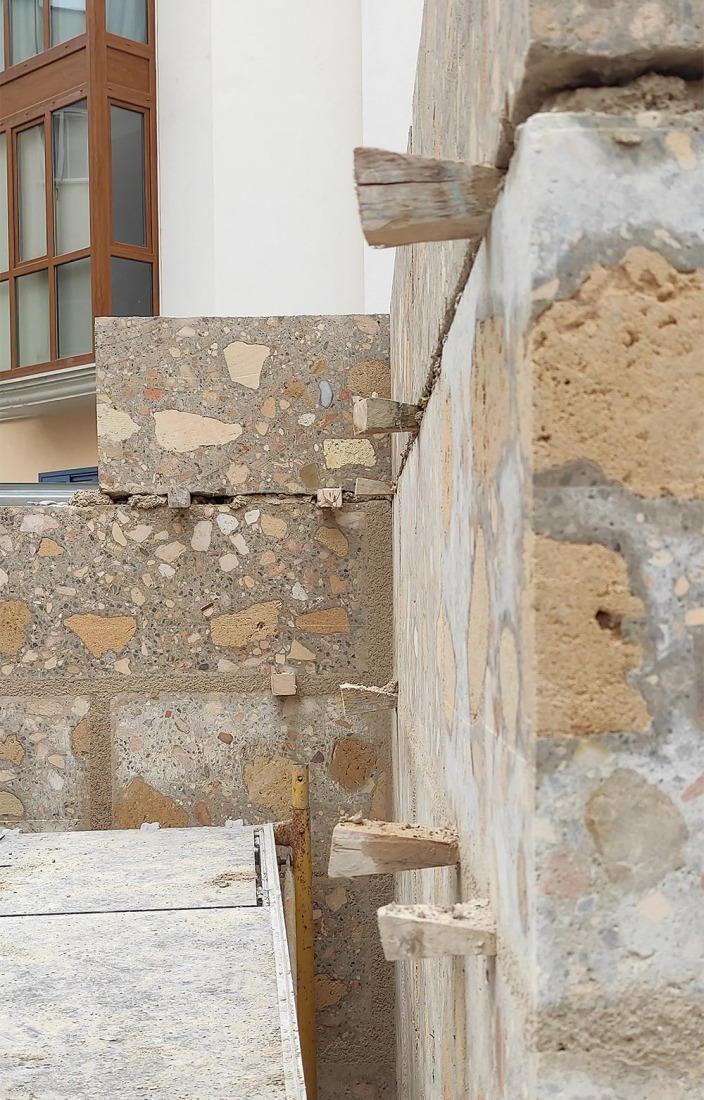 Proceso de construcción. 25 viviendas sociales por Harquitectes.