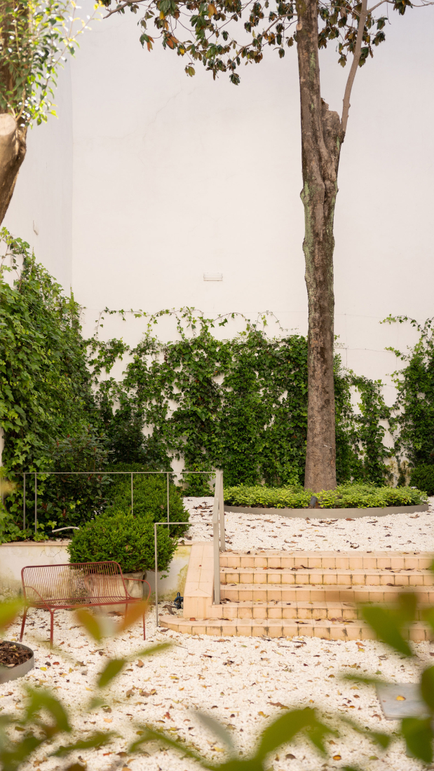 Intervention in "Casa Palacio de la Marquesa de Nervión" by Sánchez Ramos Arquitectos and padilla nicás arquitectos. Photograph by Adrián Ibáñez.