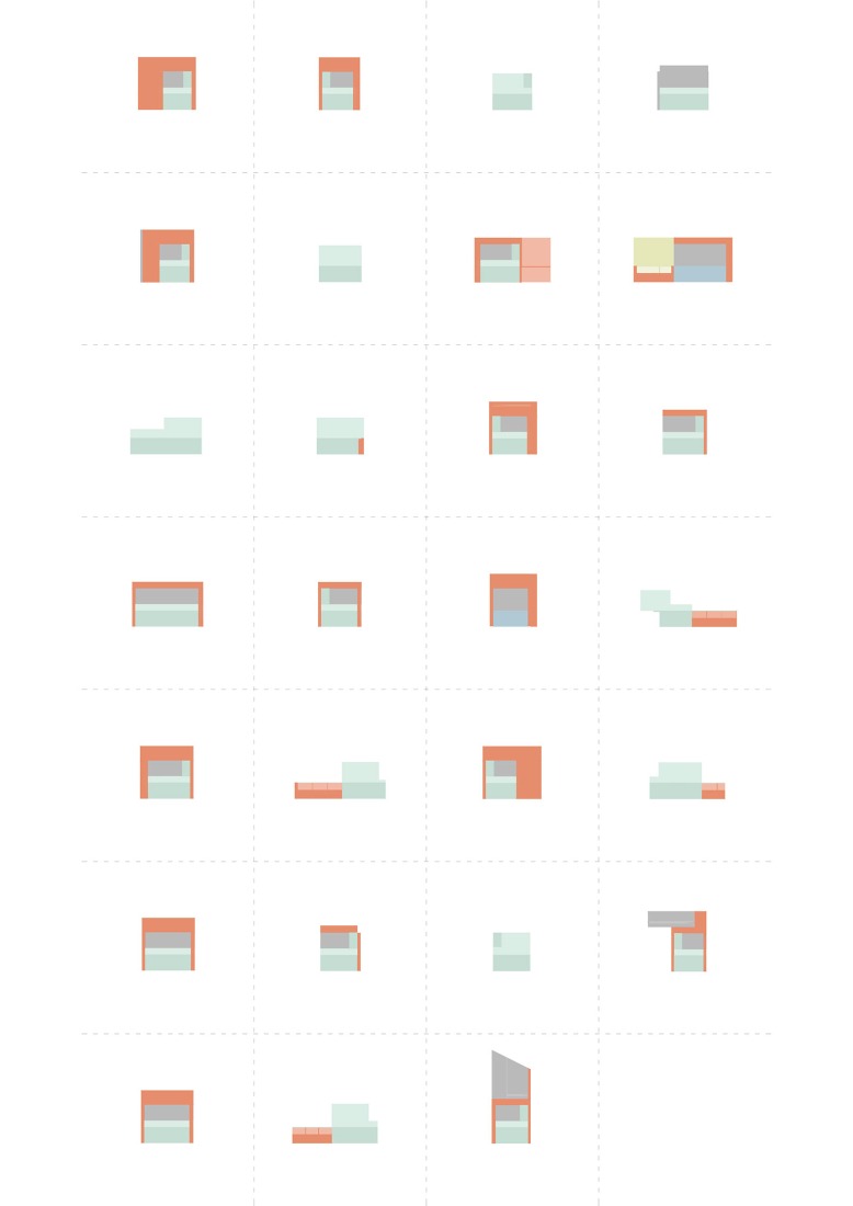 Diagram. Intervention in "Casa Palacio de la Marquesa de Nervión" by Sánchez Ramos Arquitectos and padilla nicás arquitectos.