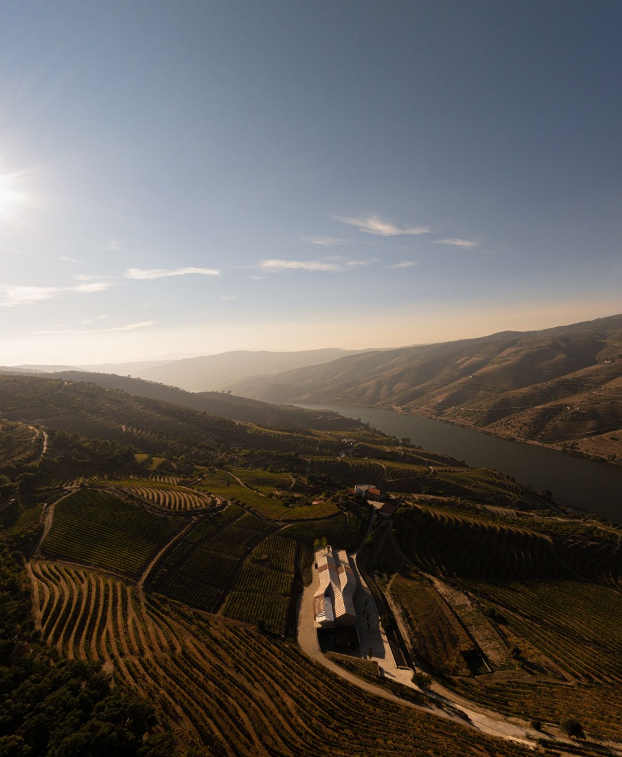 Wine Cellar of the Quinta de Adorigo by Atelier Sérgio Rebelo. Photograph by Fernando Guerra.