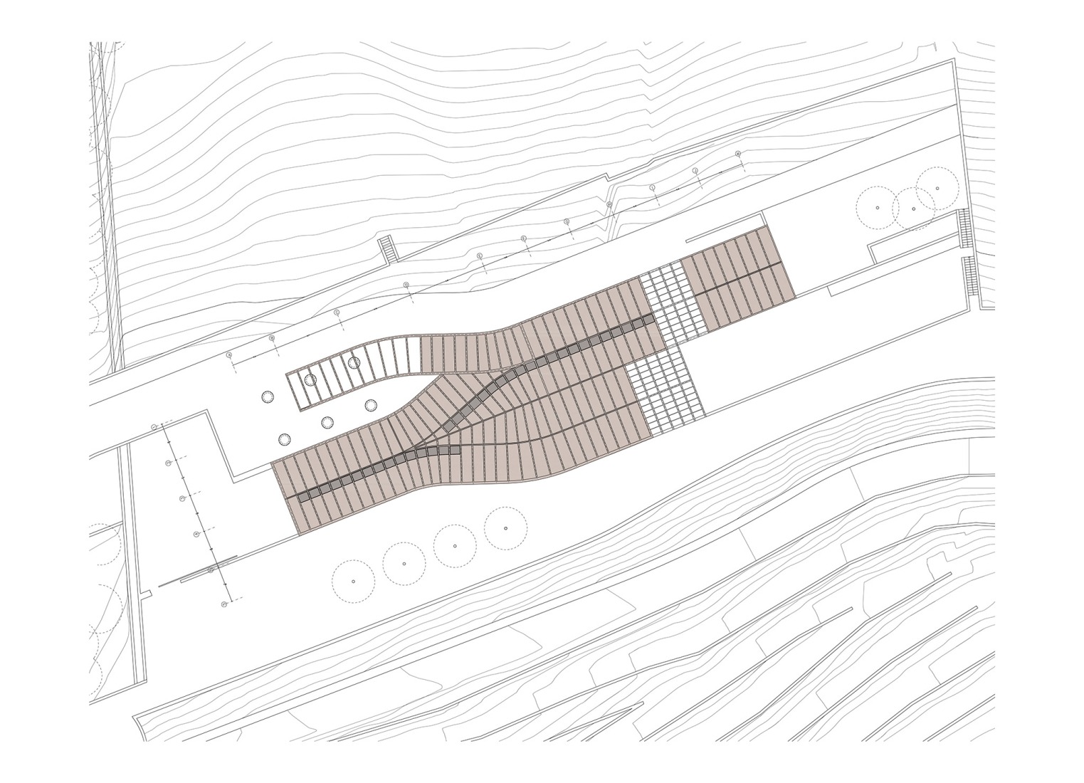 Site plan. Wine Cellar of the Quinta de Adorigo by Atelier Sérgio Rebelo. 