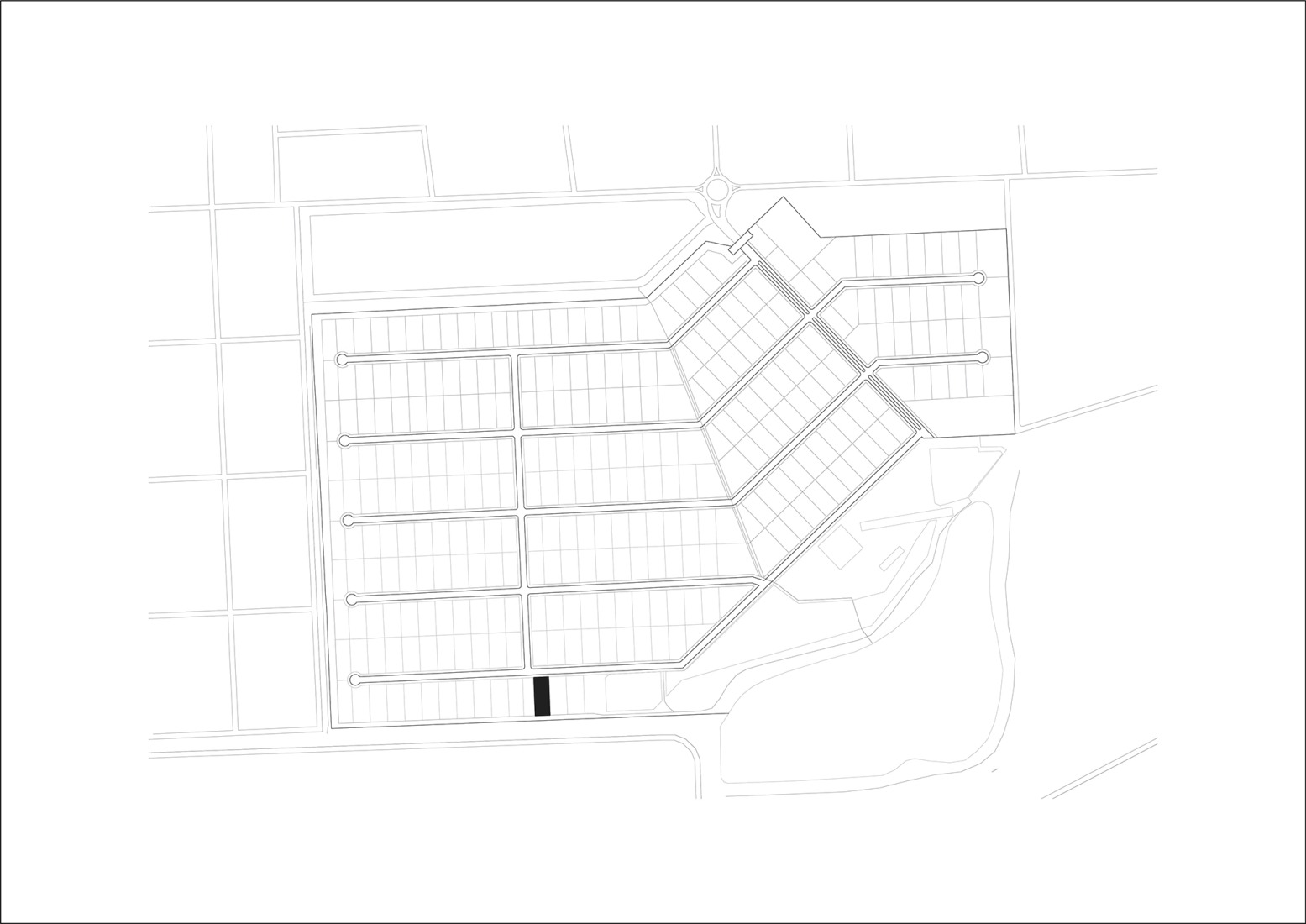 Site plan. Vida U119 House by BBOA.
