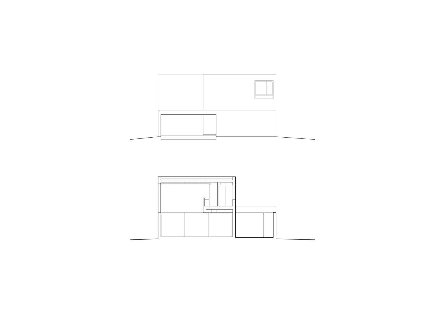Sections. Vida U119 House by BBOA.