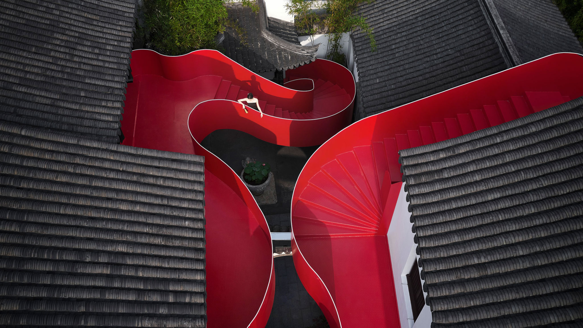 Big Red Crayfish by Dayi Design. Photograph by Cong Lin.