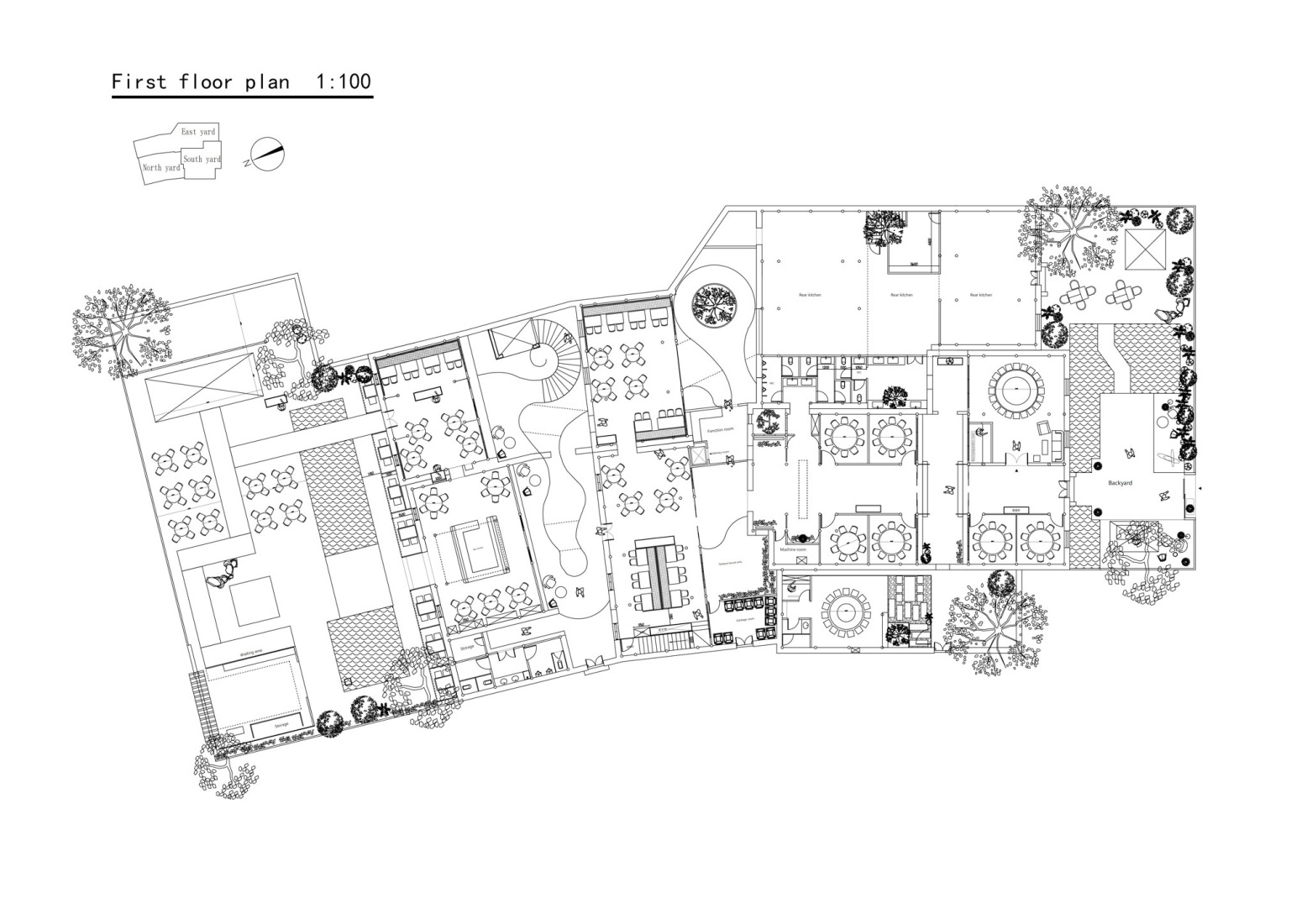 Ground floor plan. Big Red Crayfish by Dayi Design.