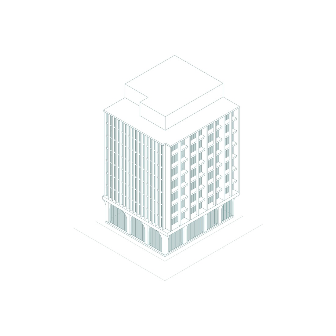 Axonometric diagrams. Edgar Allan Poe by De Rungs Arquitectos + Firmaa. Photograph by Ariadna Polo. 