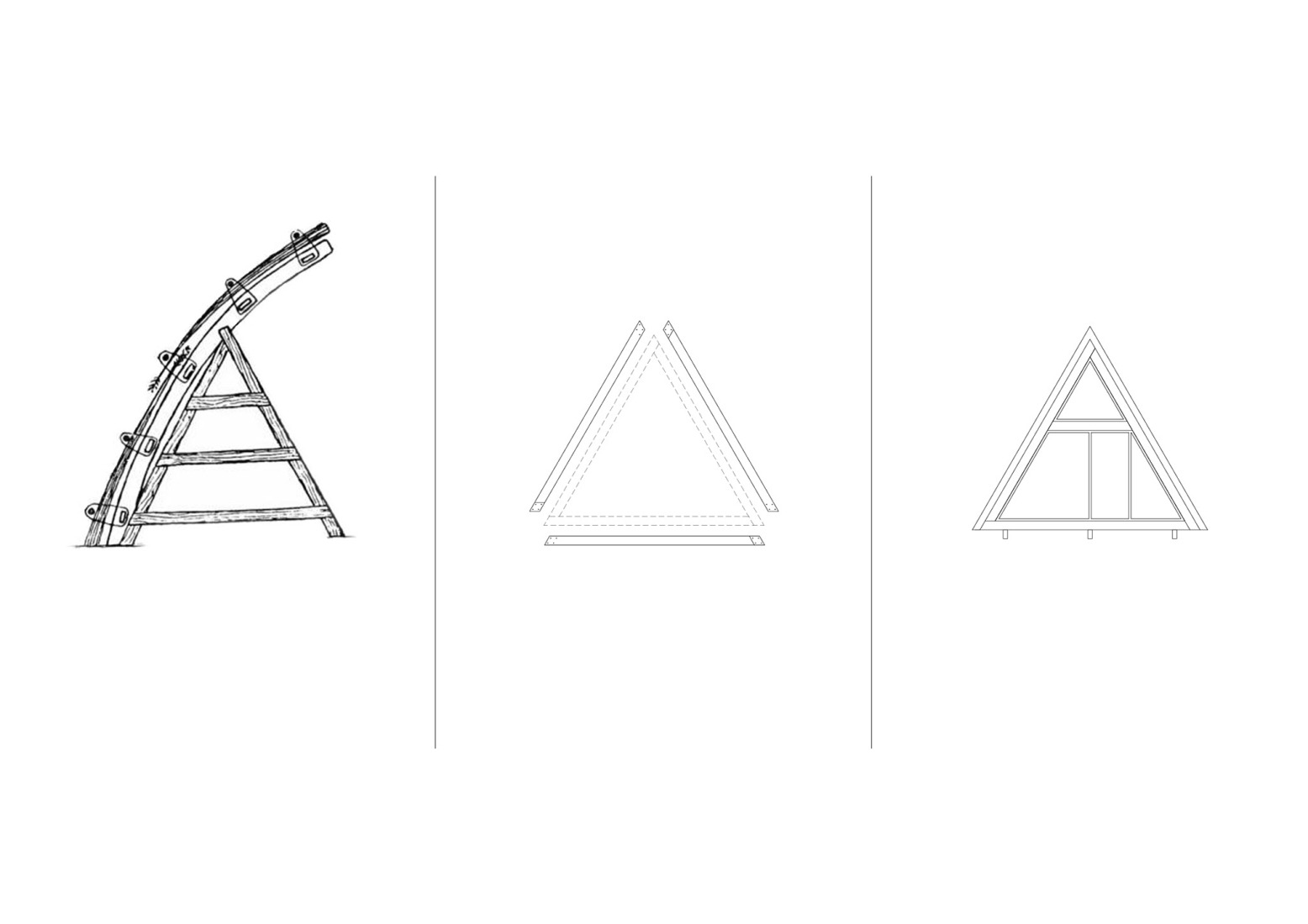 Diagrama conceptual. Refugios de Montaña por Filipe Pina Arquitectura. 