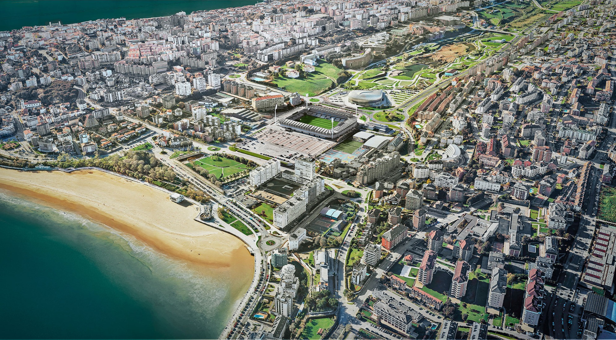 Nuevo Sardinero por IDOM. Visualización cortesía de IDOM.