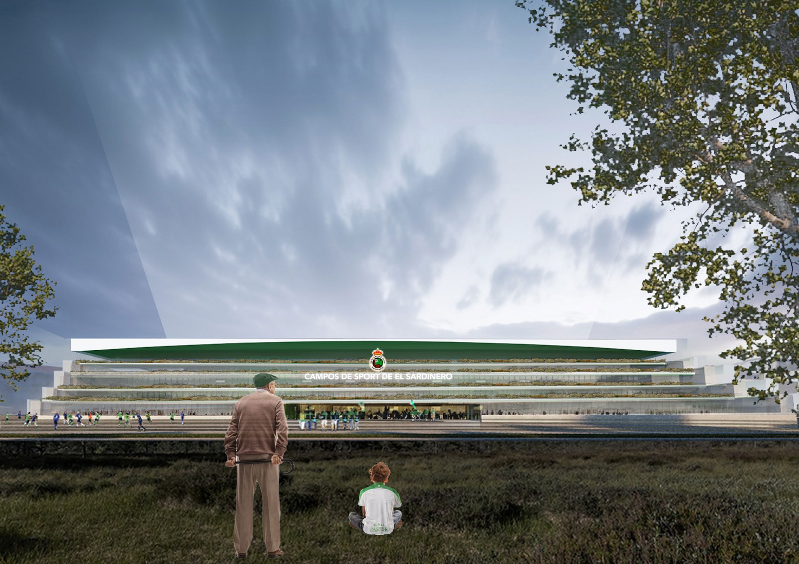 Nuevo Sardinero por IDOM. Visualización cortesía de IDOM.