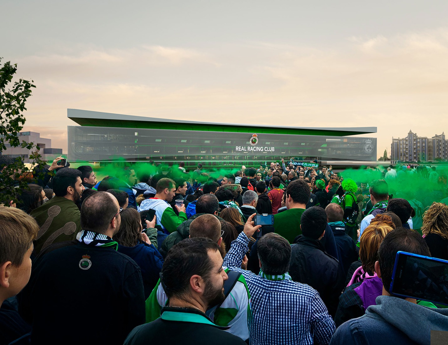 Nuevo Sardinero por IDOM. Visualización cortesía de IDOM.