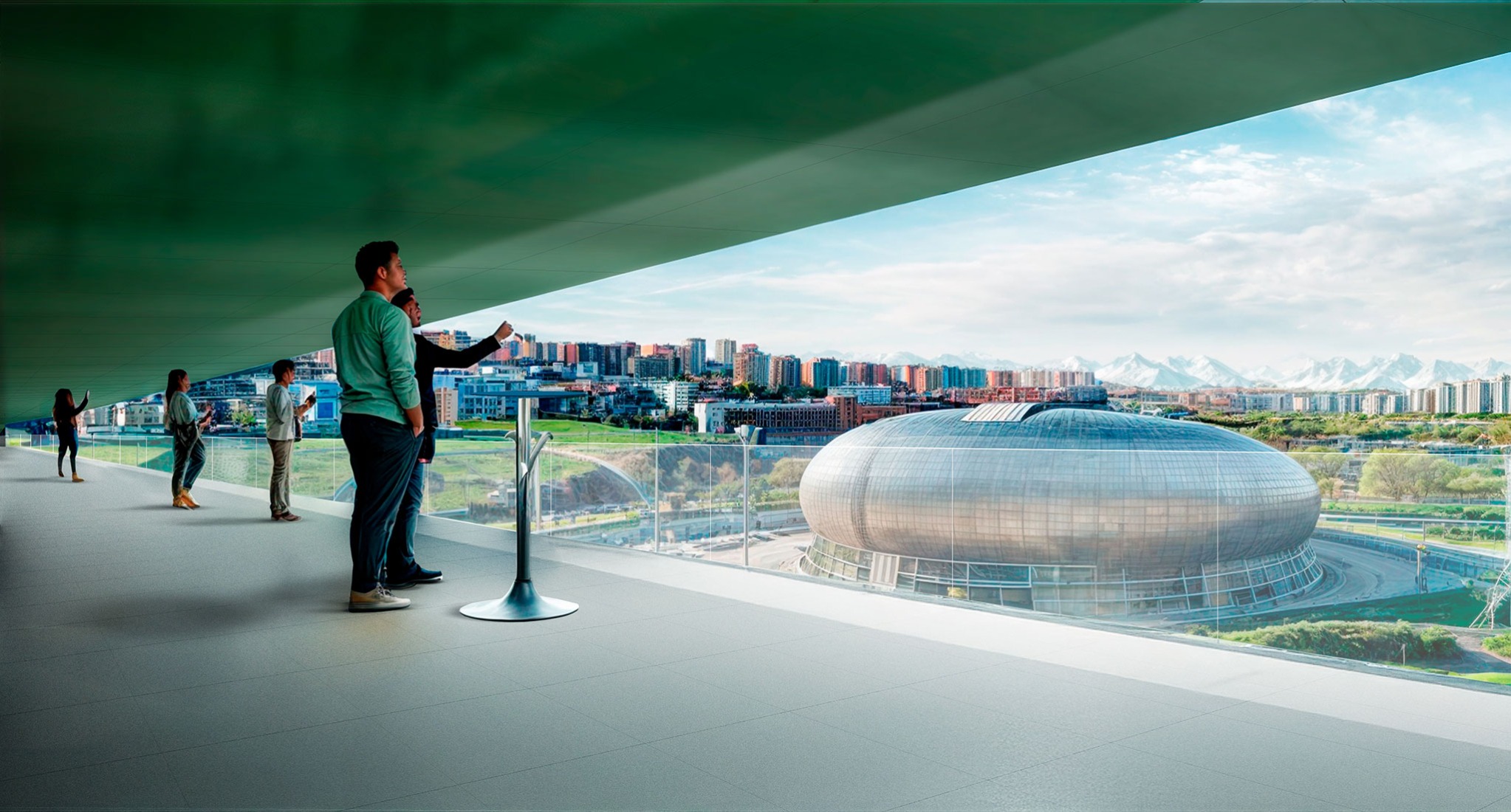 Nuevo Sardinero por IDOM. Visualización cortesía de IDOM.