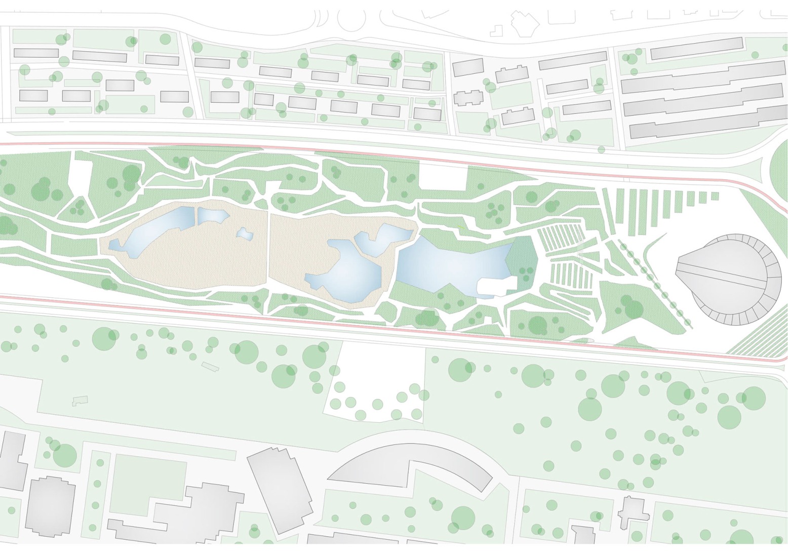 Plano de situación. Nuevo Sardinero por IDOM. 