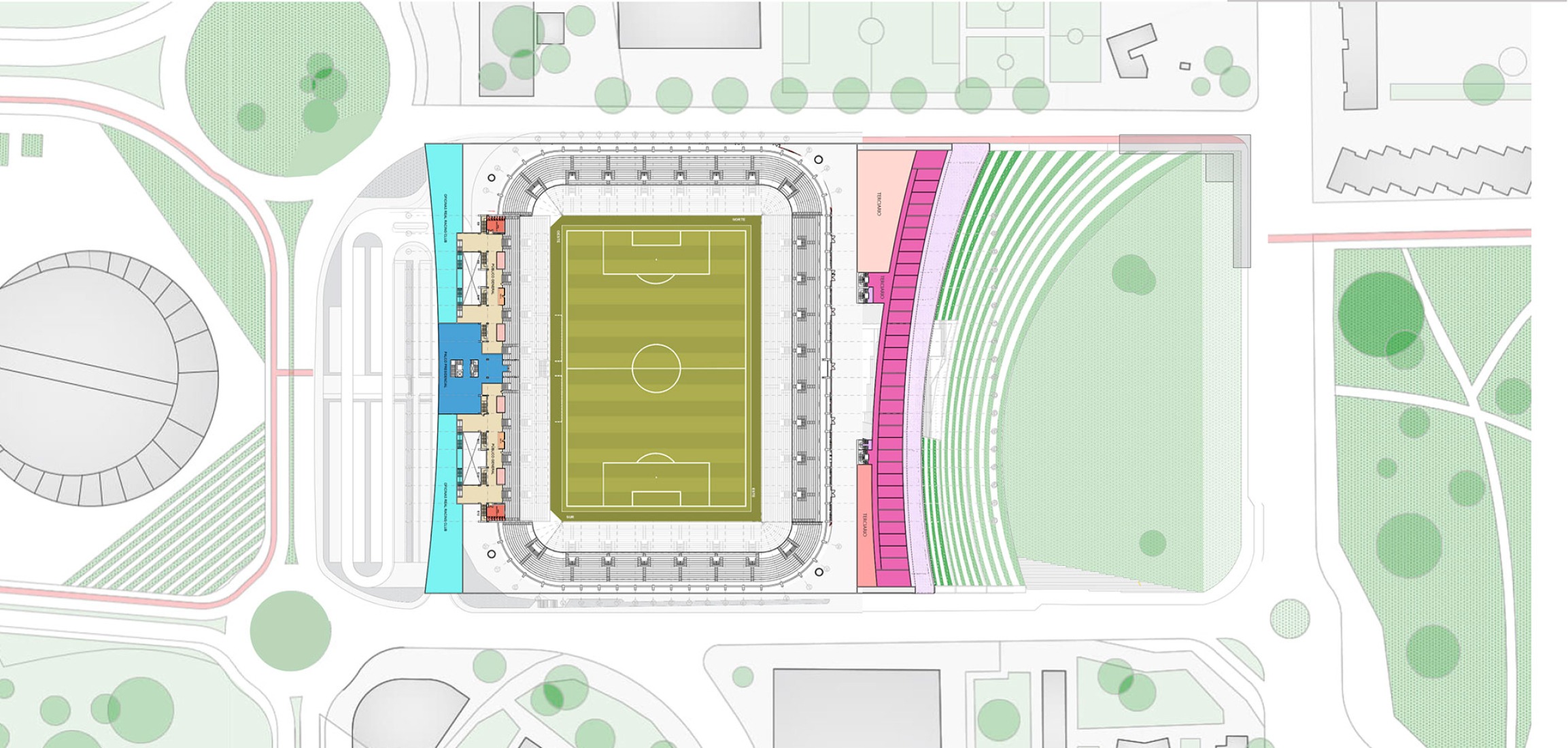 Plano de segunda planta. Nuevo Sardinero por IDOM. 