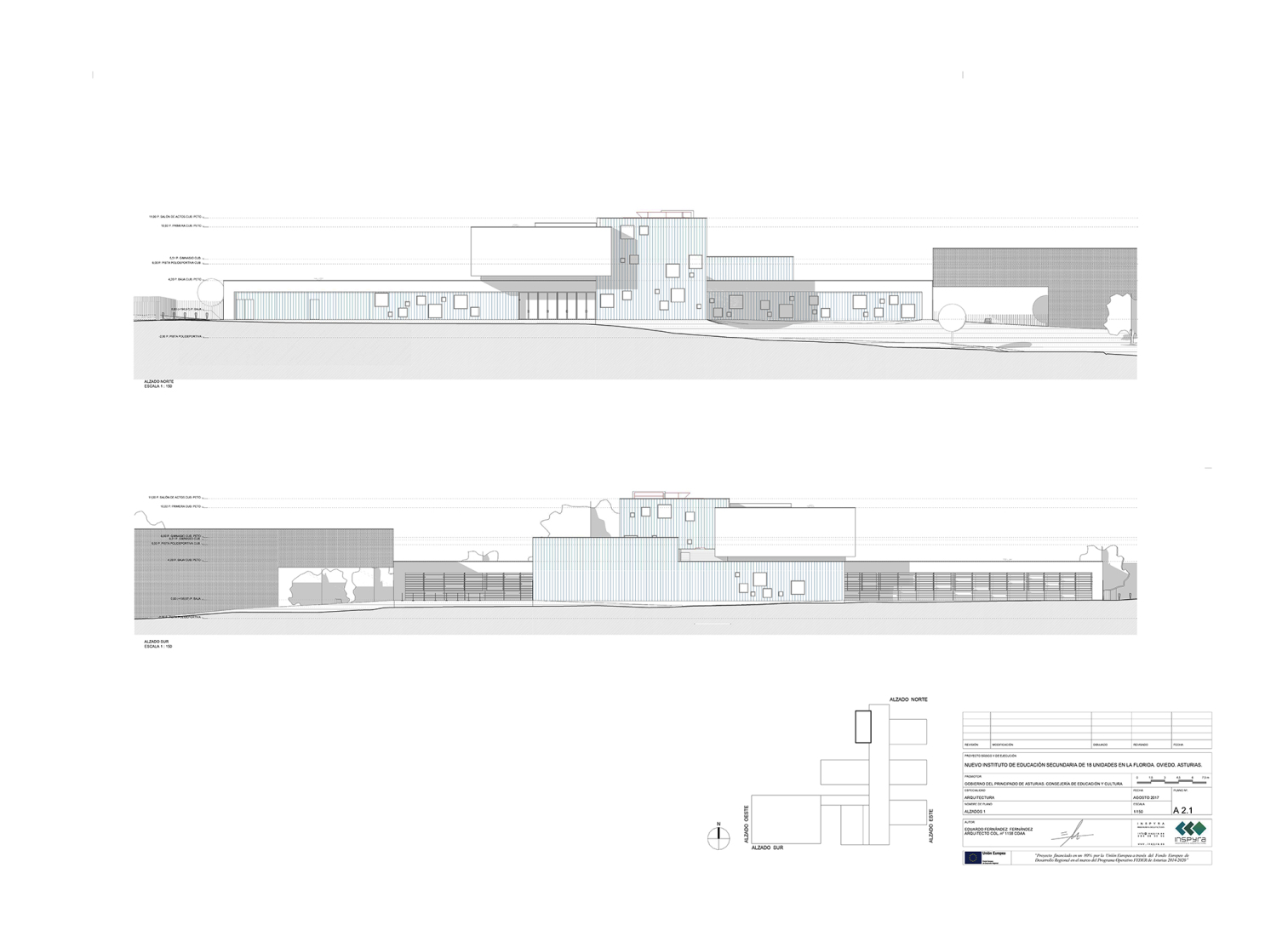 Elevations. La Florida Secondary Education Institute by INSPYRA.