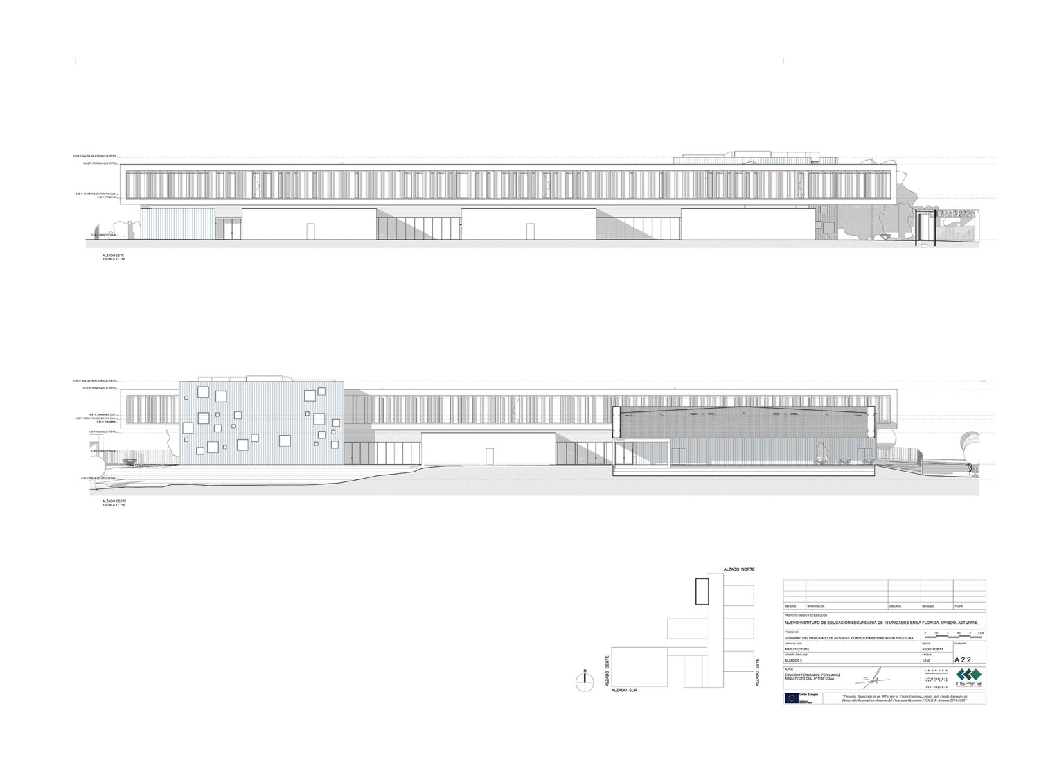 Elevations. La Florida Secondary Education Institute by INSPYRA.