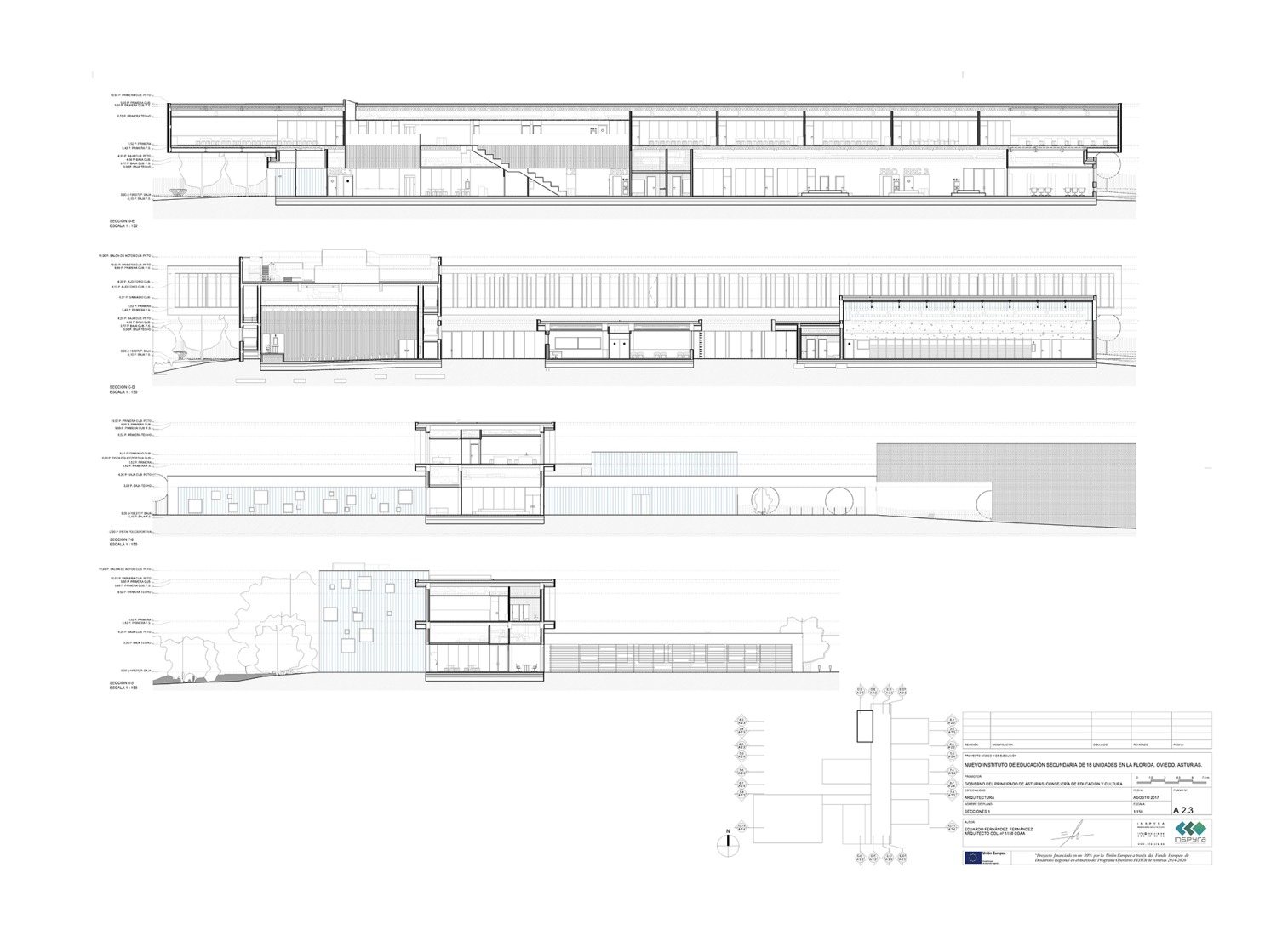 Sections. La Florida Secondary Education Institute by INSPYRA.