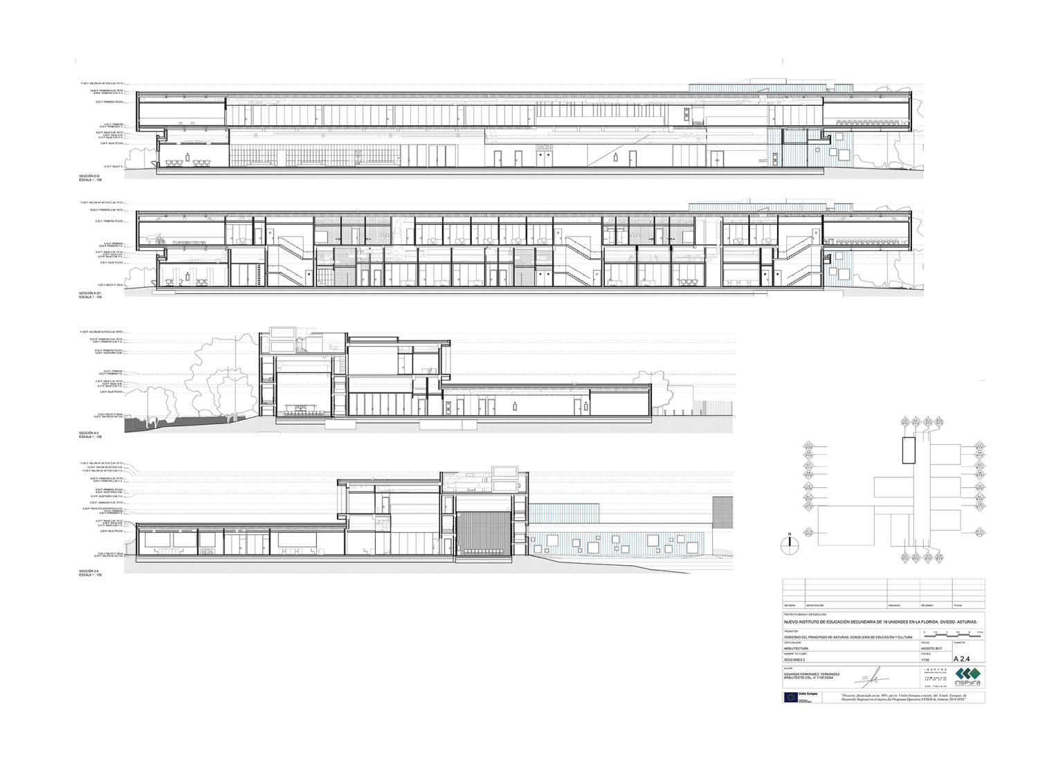 Sections. La Florida Secondary Education Institute by INSPYRA.