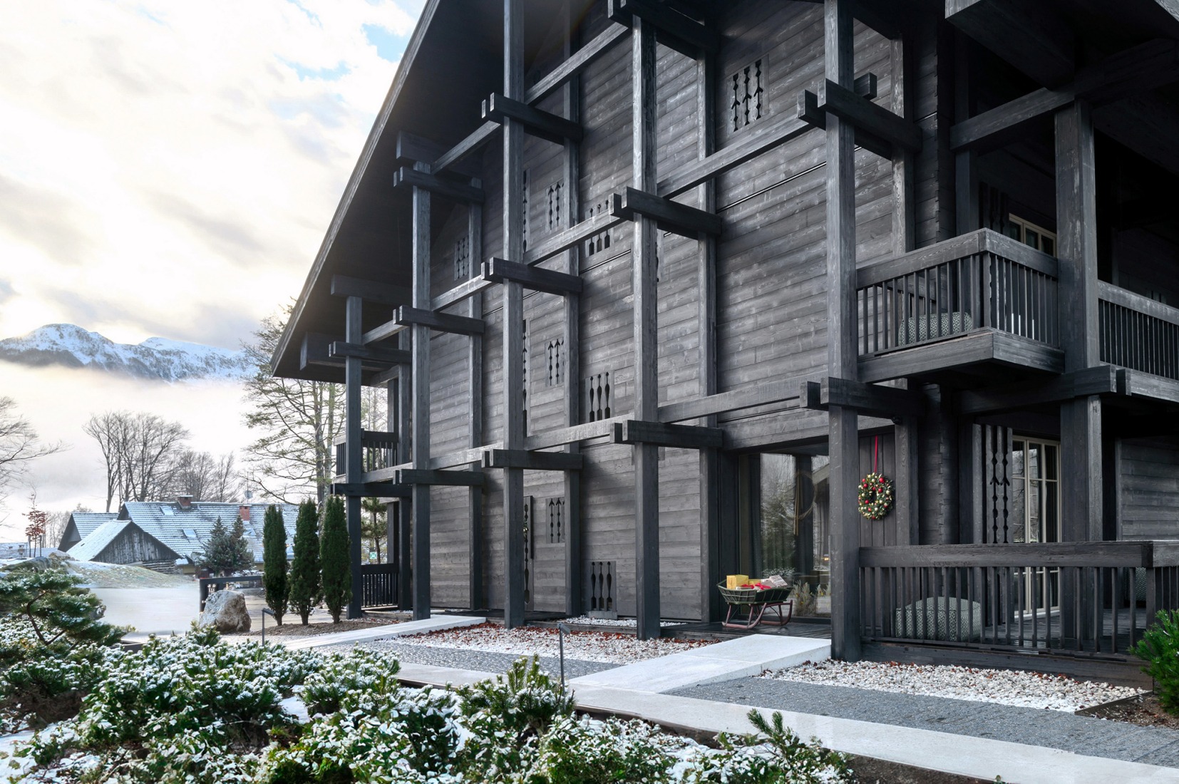 Vila Muhr by OFIS arhitekti. Photograph by Miran Kambič.