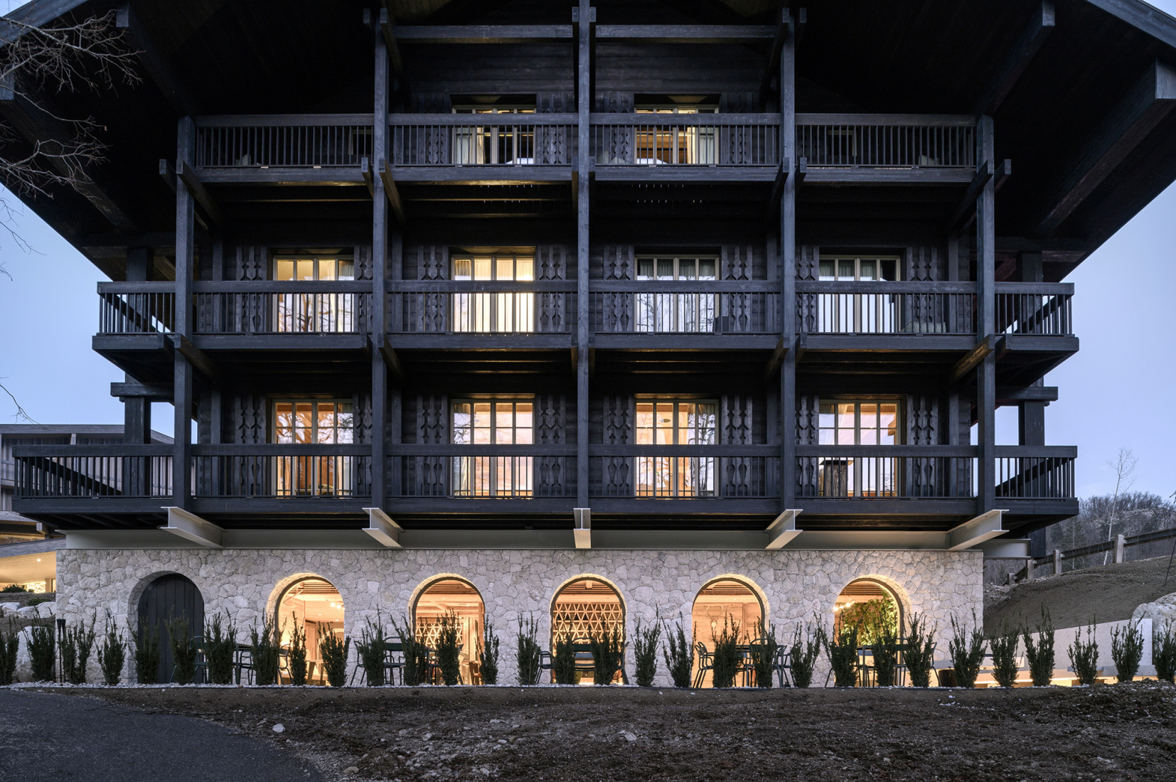 Vila Muhr by OFIS arhitekti. Photograph by Miran Kambič.