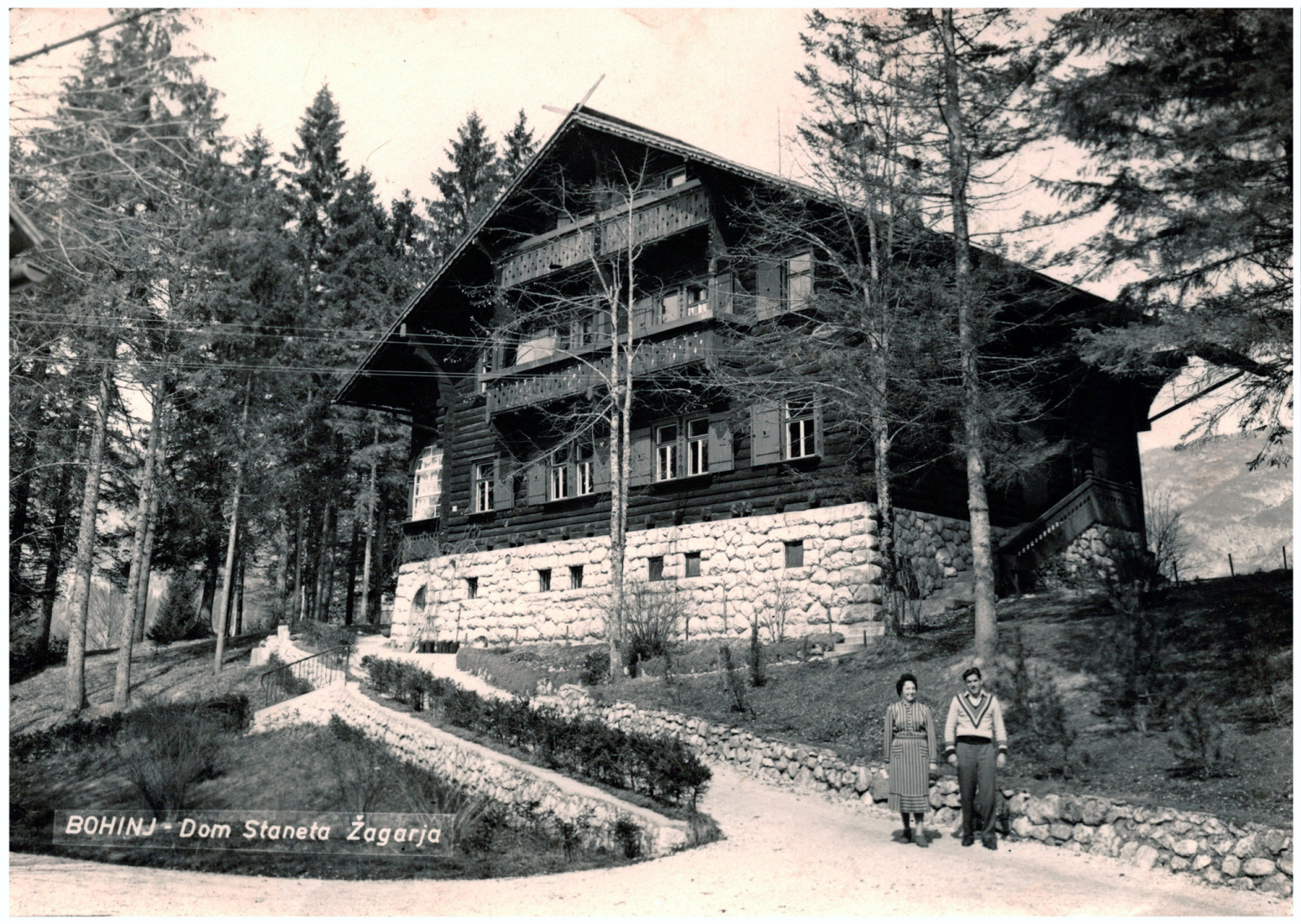 Historical photo. Vila Muhr by OFIS arhitekti.