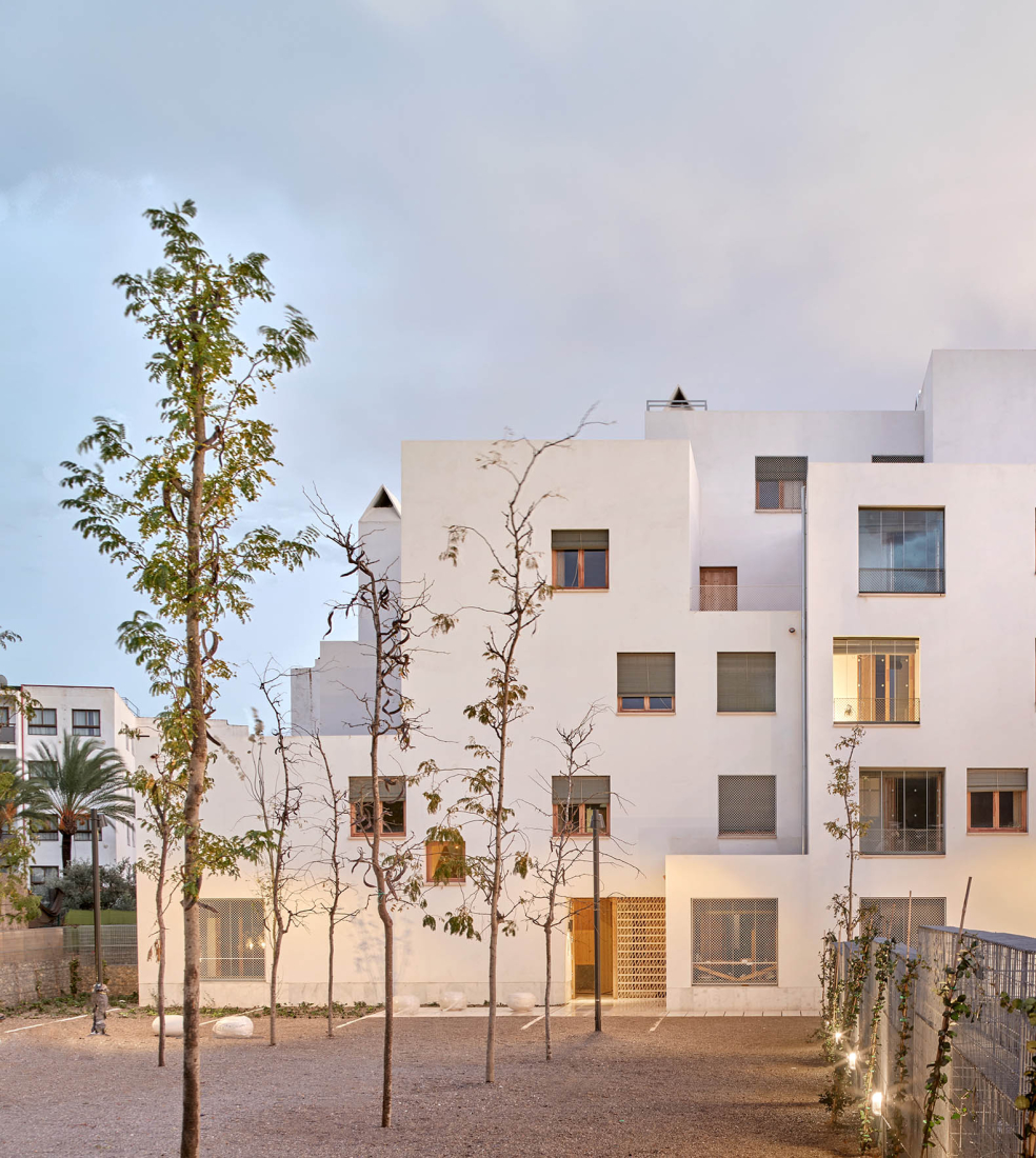 Social Housing in Ibiza by Peris+Toral Arquitectes. Photograph by Jose Hevia.