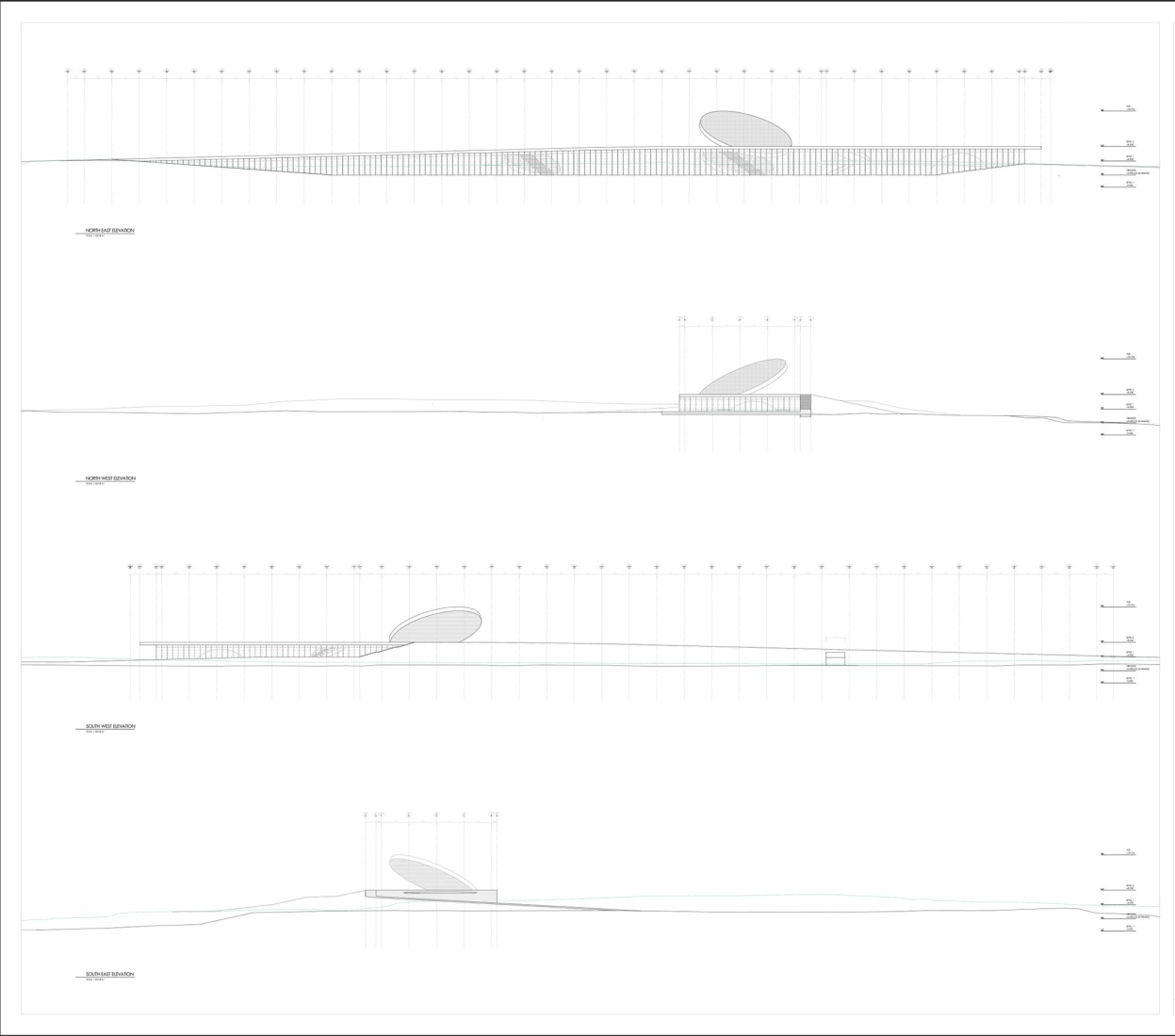Alzados. «Science Island» por SMAR Architecture Studio. 