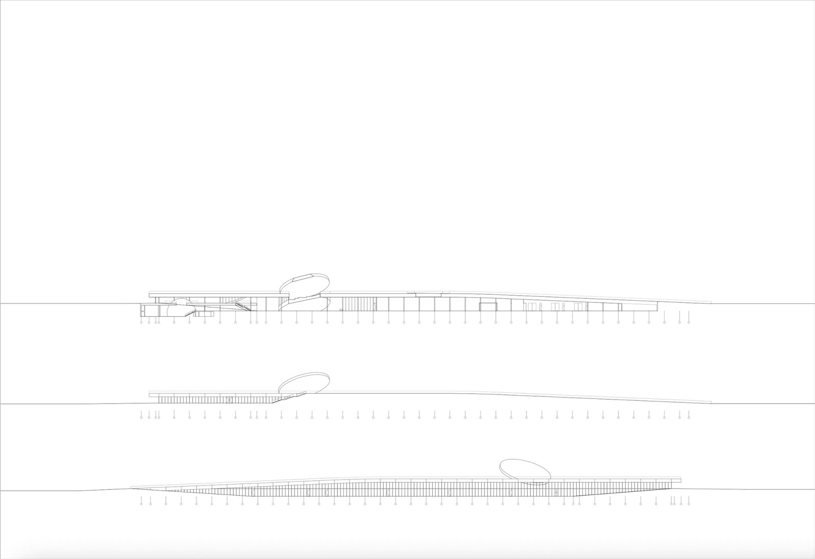 Alzados. «Science Island» por SMAR Architecture Studio. 