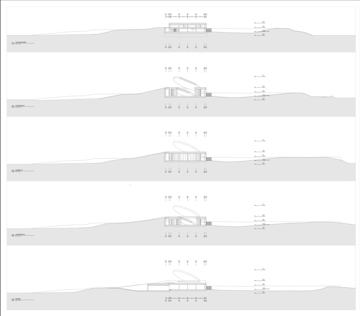 Secciones. «Science Island» por SMAR Architecture Studio. 