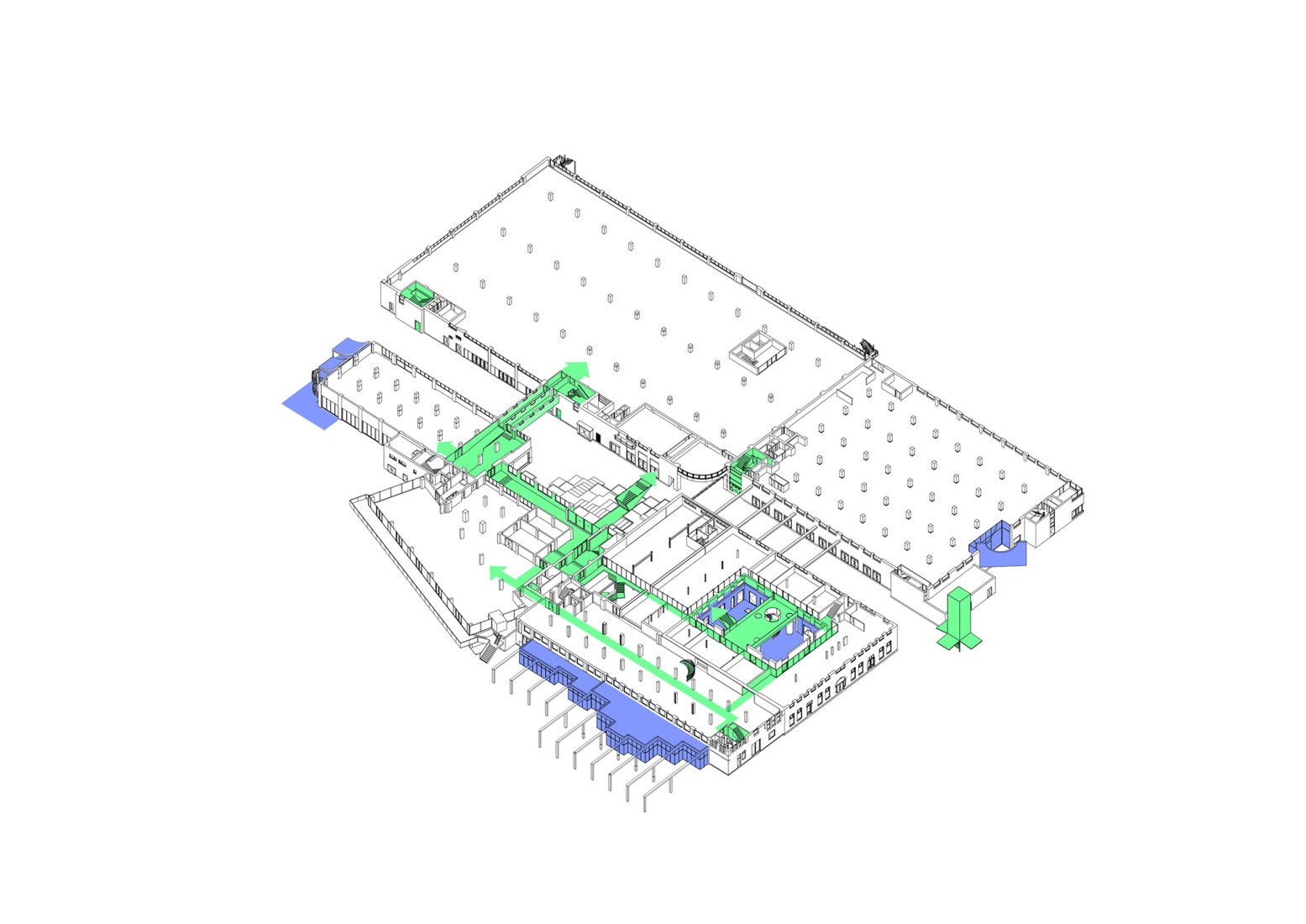 Axonométrica. «Niemeyer» por Studioninedots.
