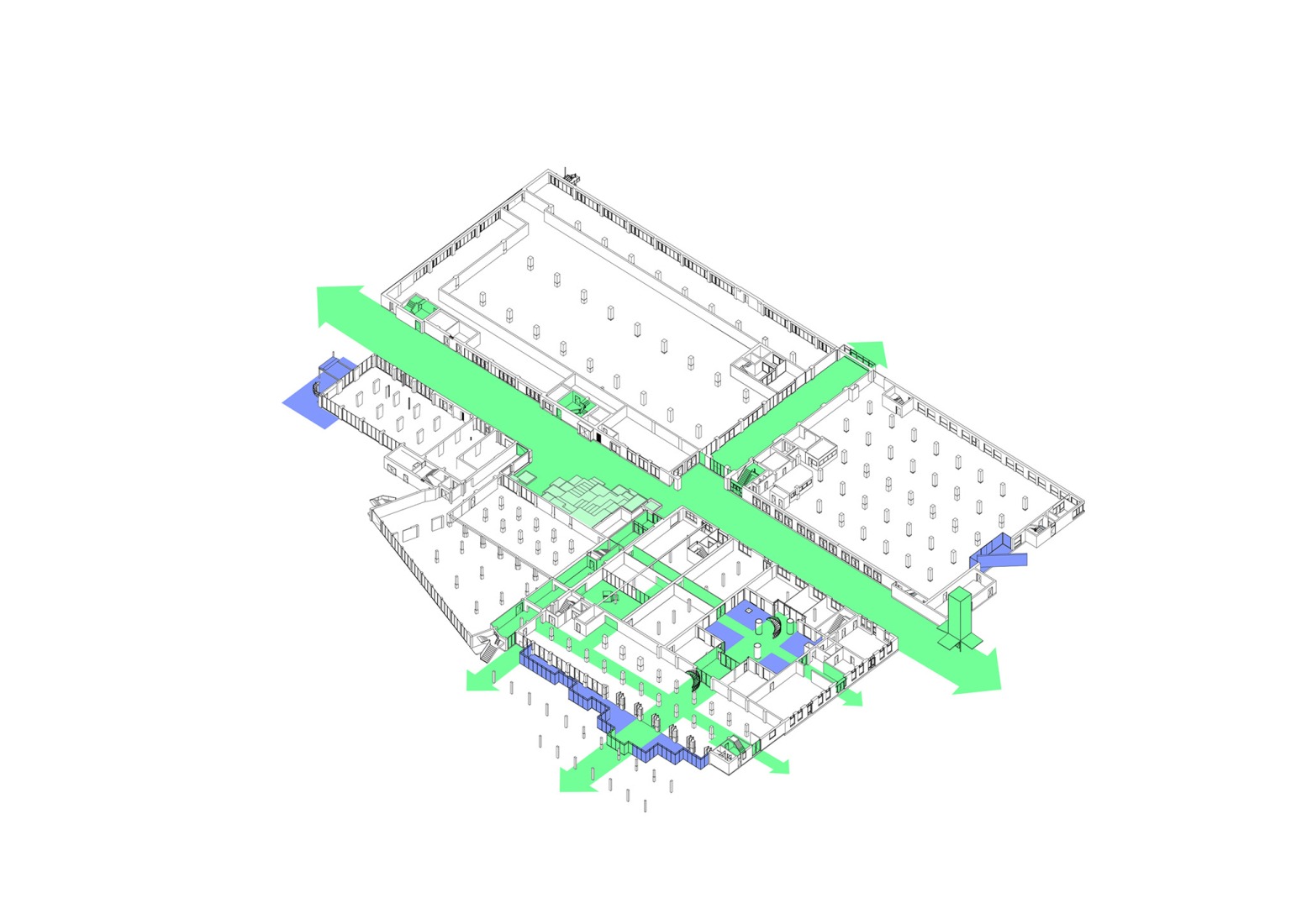 Axonométrica. «Niemeyer» por Studioninedots.