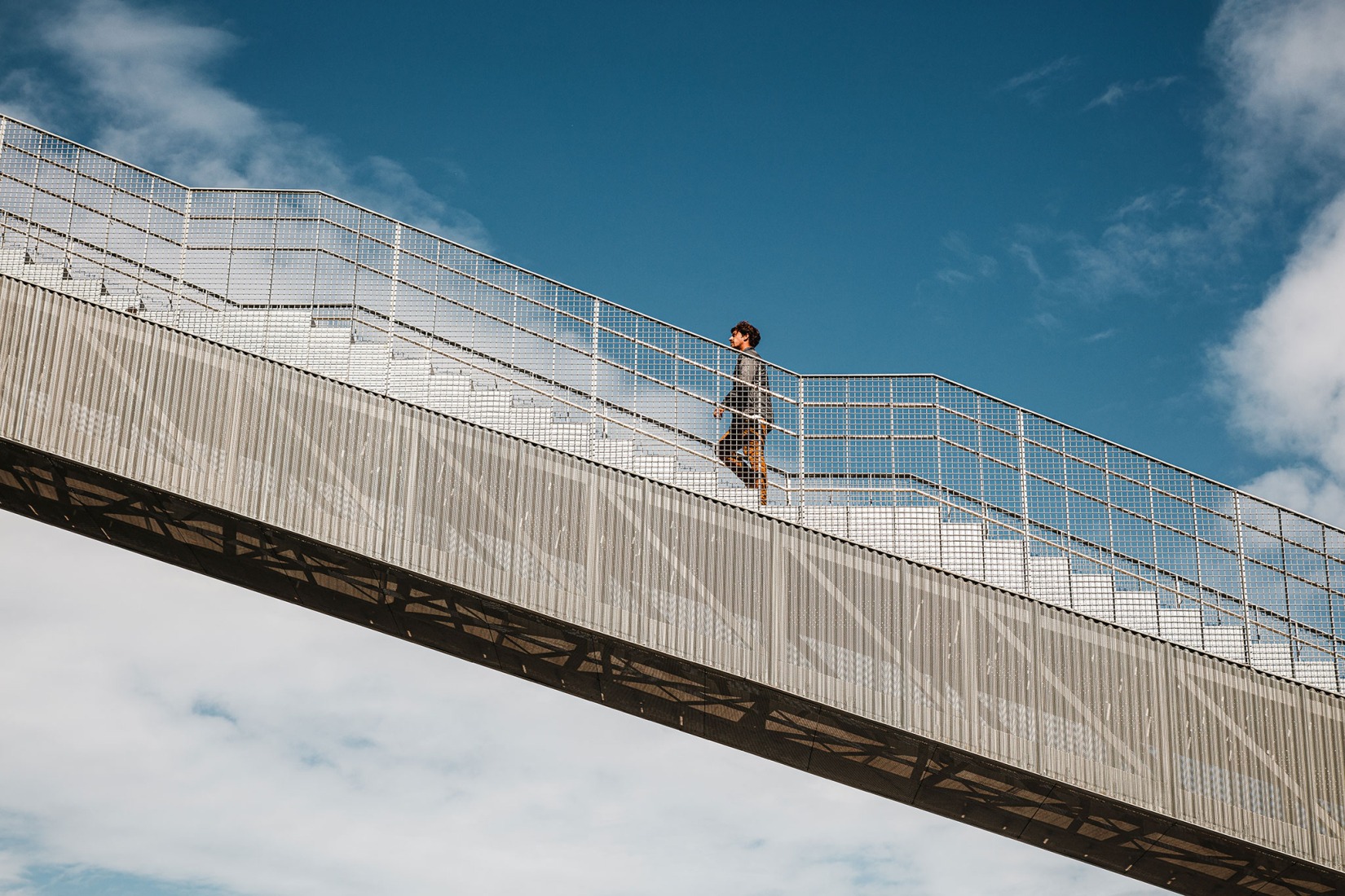 Access to the Altos Hornos de Bizkaia by TARTE and ELE. Photograph by Aitor Estévez.