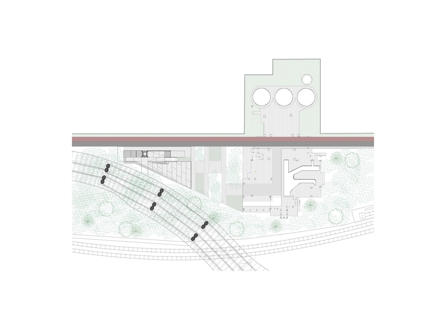Floor plan. Access to the Altos Hornos de Bizkaia by TARTE and ELE.