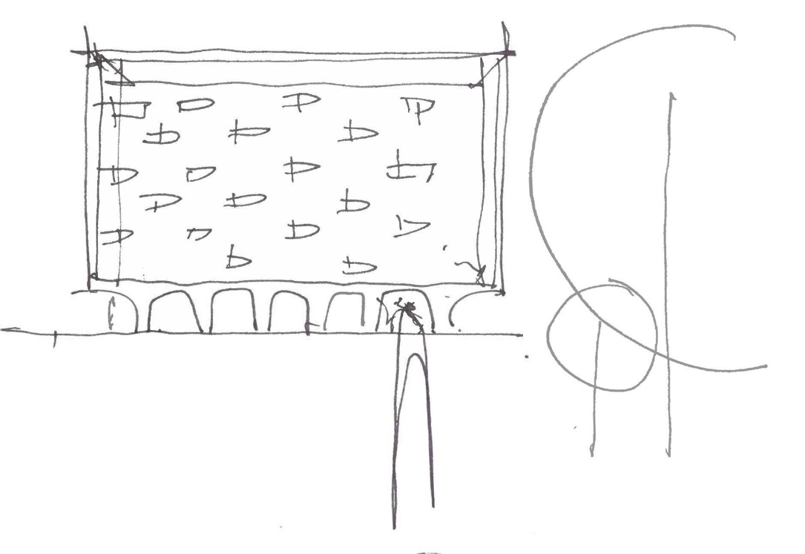 Croquis. Mellem Les Trembles by ACDF architecture. 