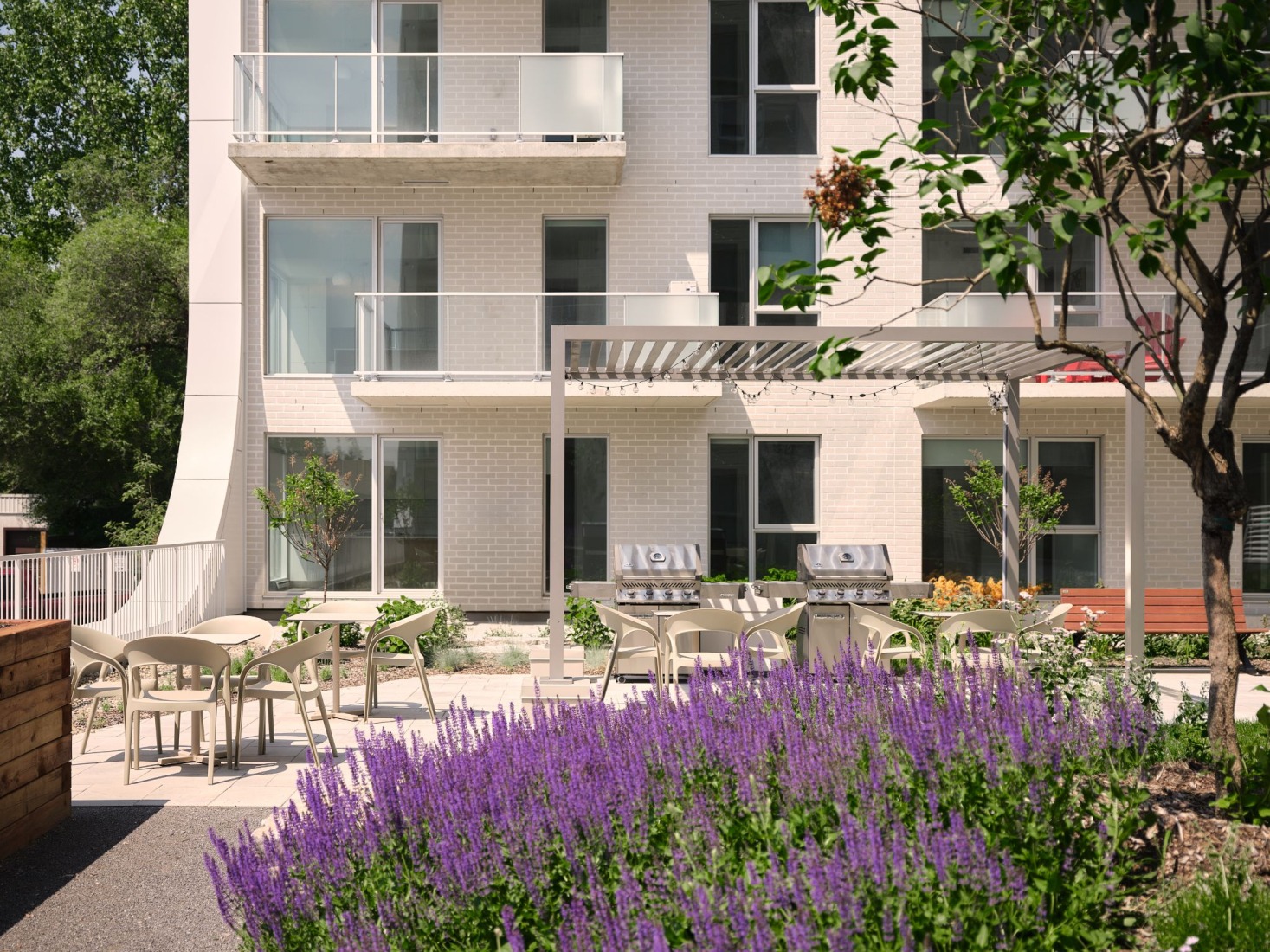   Mellem Les Trembles by ACDF architecture. Photograph courtesy of Maître Carré.