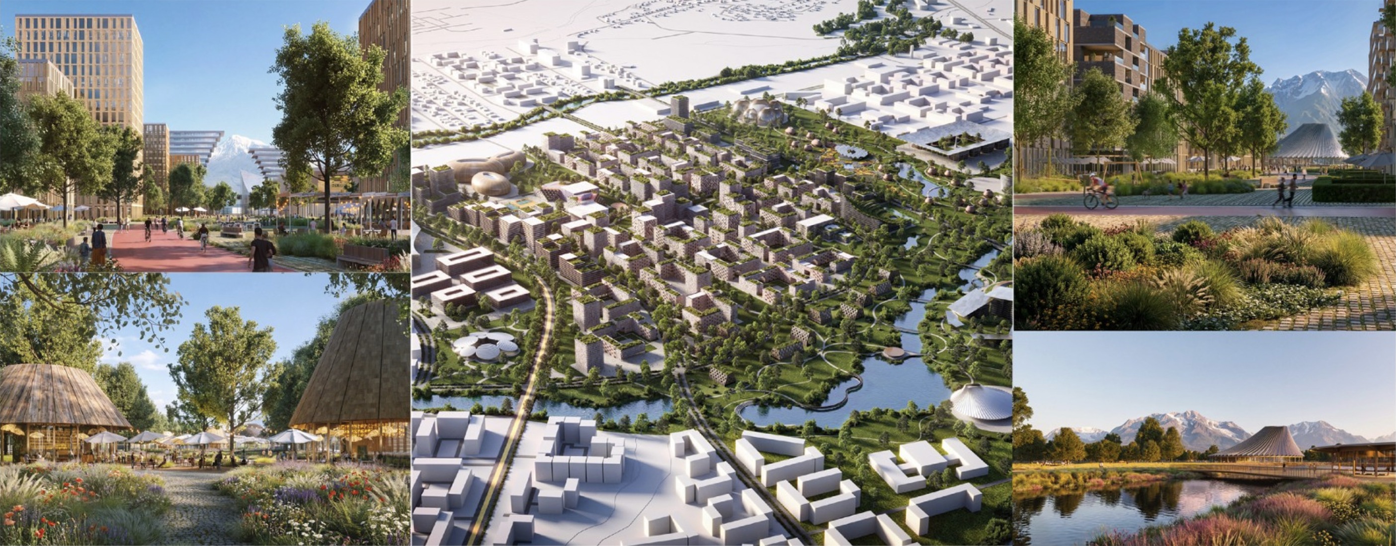 Almaty Eastern Gate Polycenter District by Studio Farris Architects.