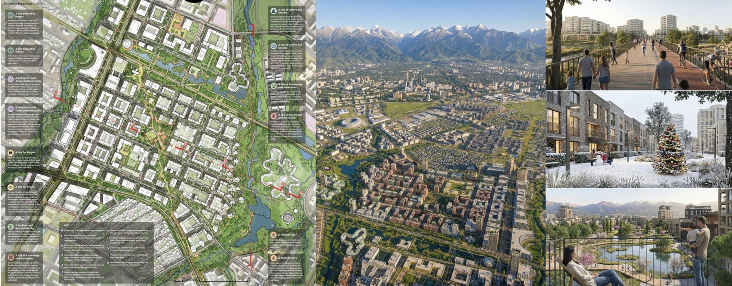 Almaty Eastern Gate Polycenter District by LDA Design.