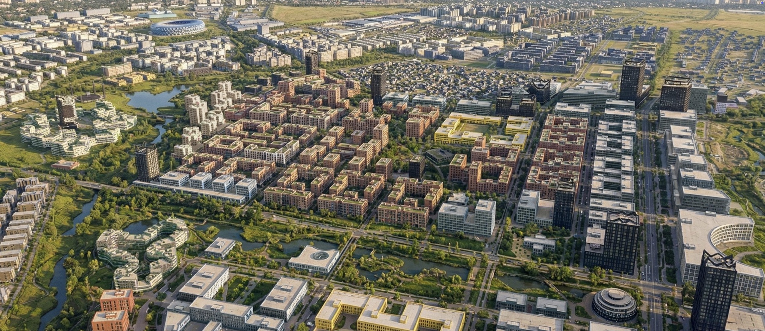 Almaty Eastern Gate Polycenter District by LDA Design.