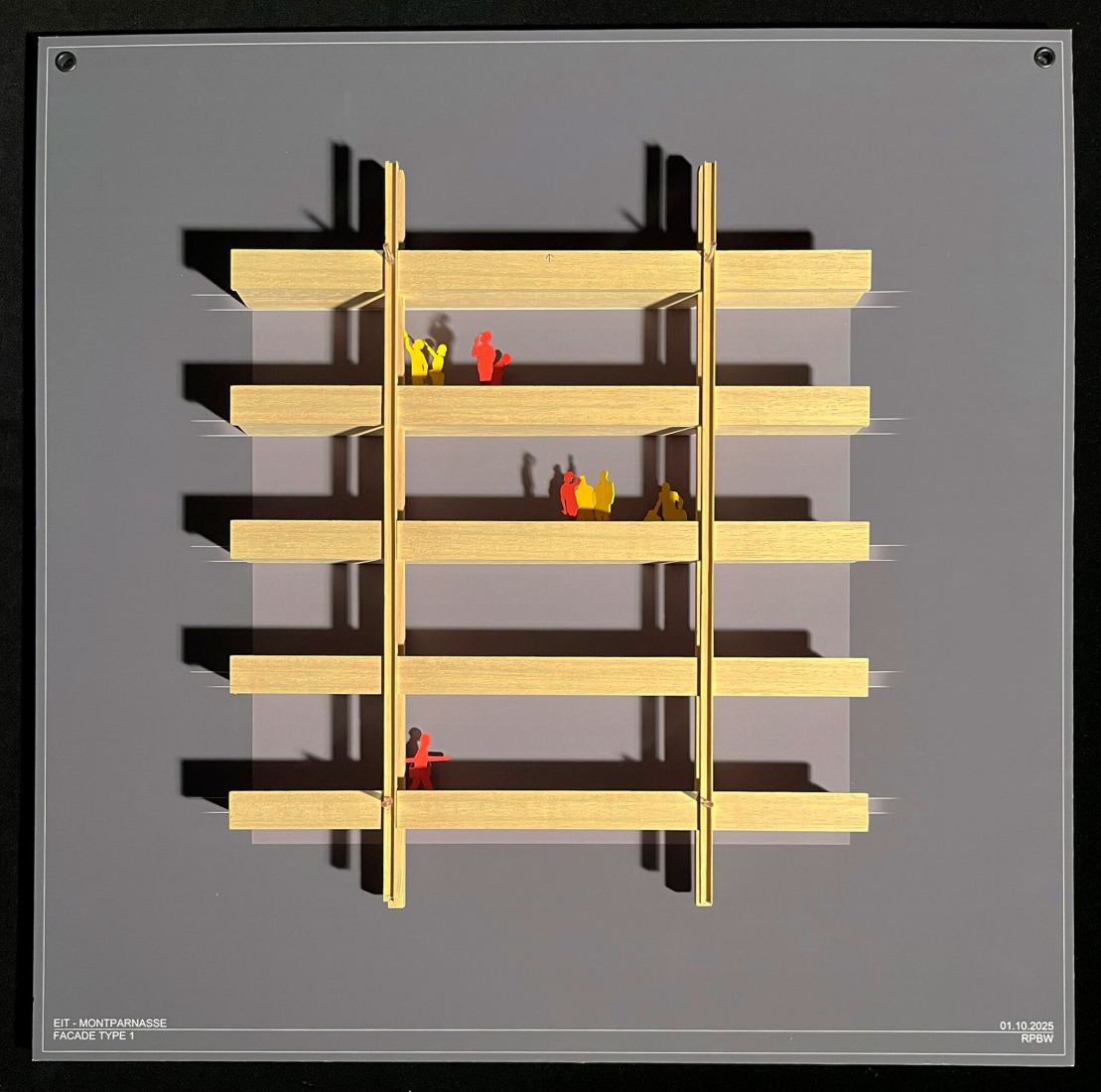 Maqueta. Centro Comercial Montparnasse y Torre CIT por Renzo Piano Building Workshop.