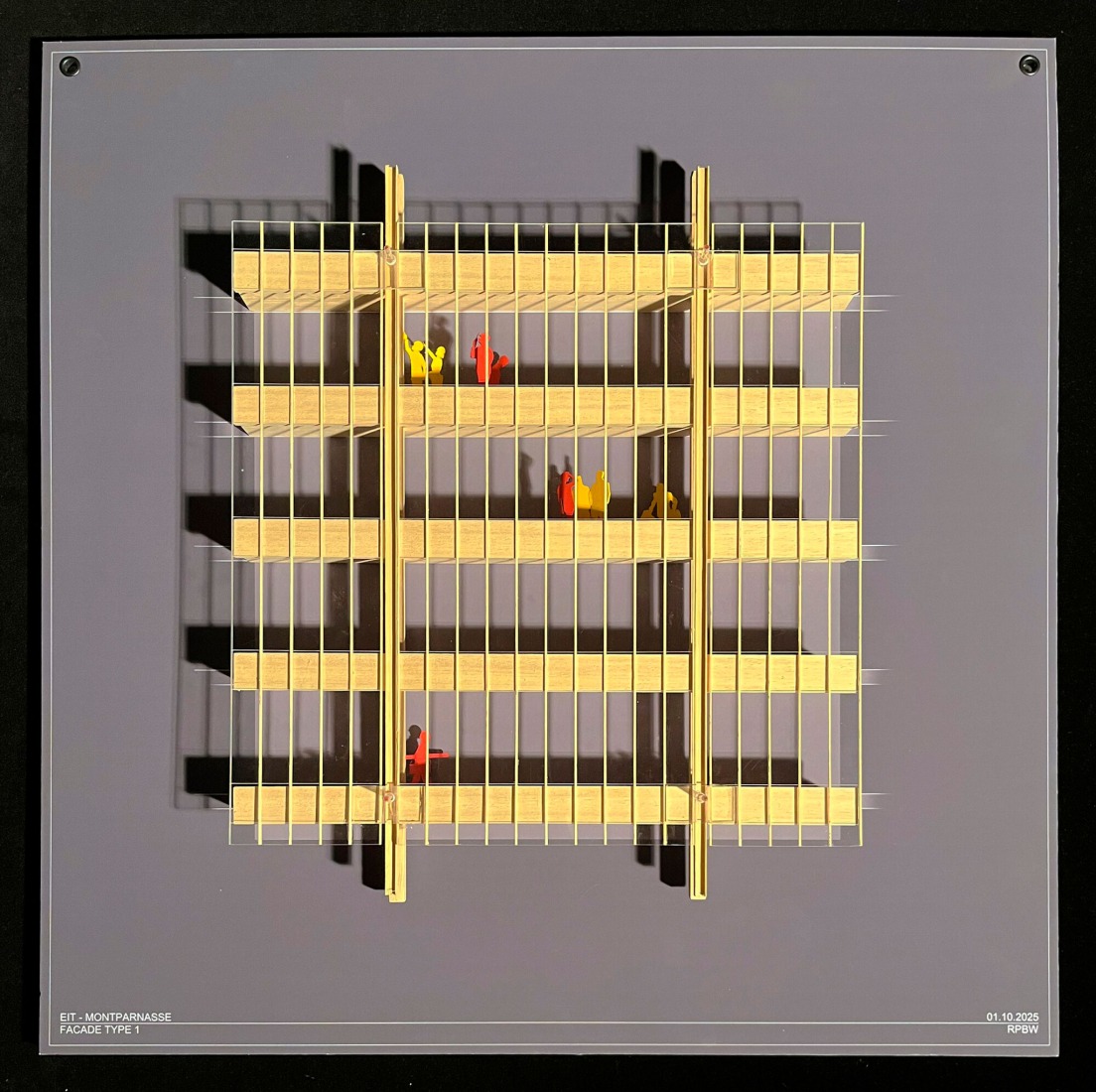 Maqueta. Centro Comercial Montparnasse y Torre CIT por Renzo Piano Building Workshop.