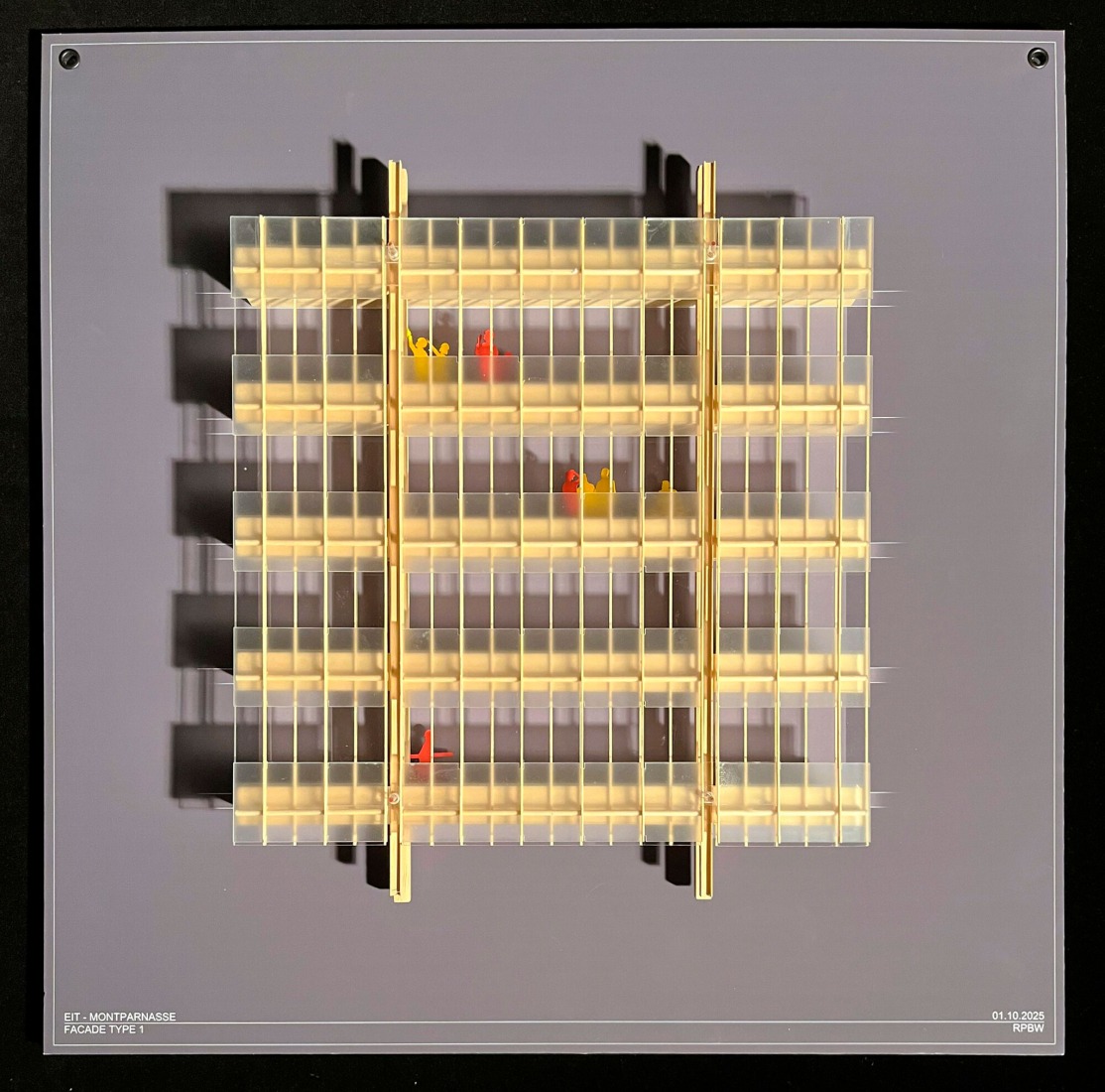 Maqueta. Centro Comercial Montparnasse y Torre CIT por Renzo Piano Building Workshop.