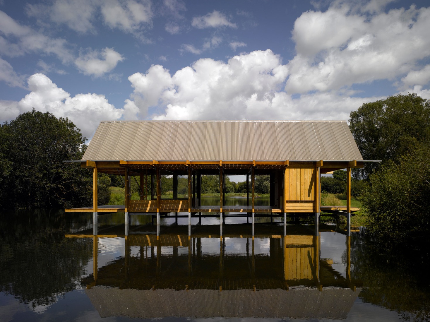 Fishing hut by Niall McLaughlin. Photograph by Nick Kane. 
