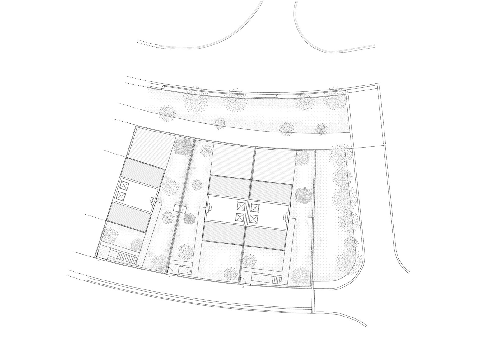 Site plan. Tiana Hills by Sau taller d'Arquitectura. 