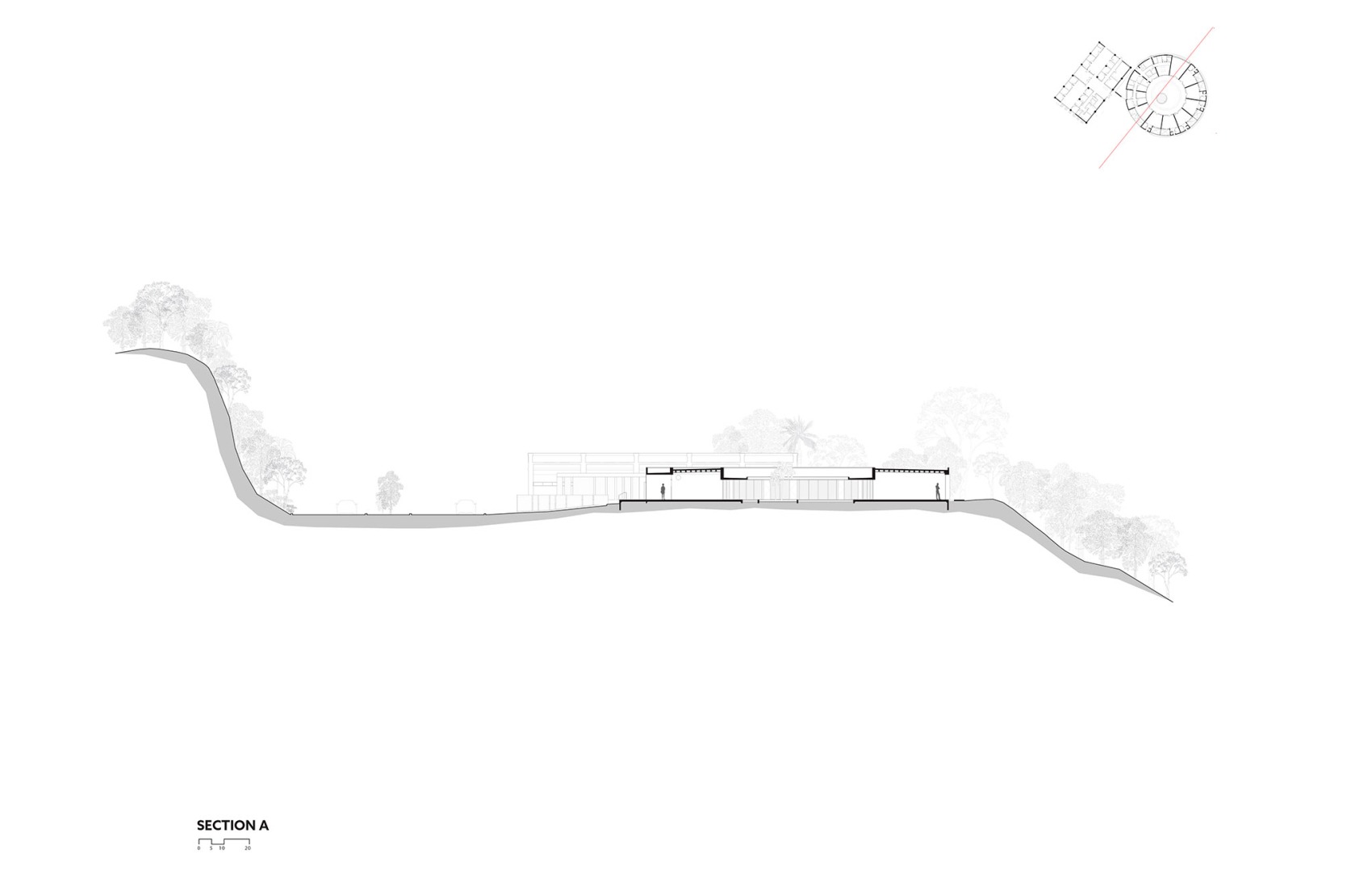 Section. Ciales Kindergarten by TORO Arquitectos. 