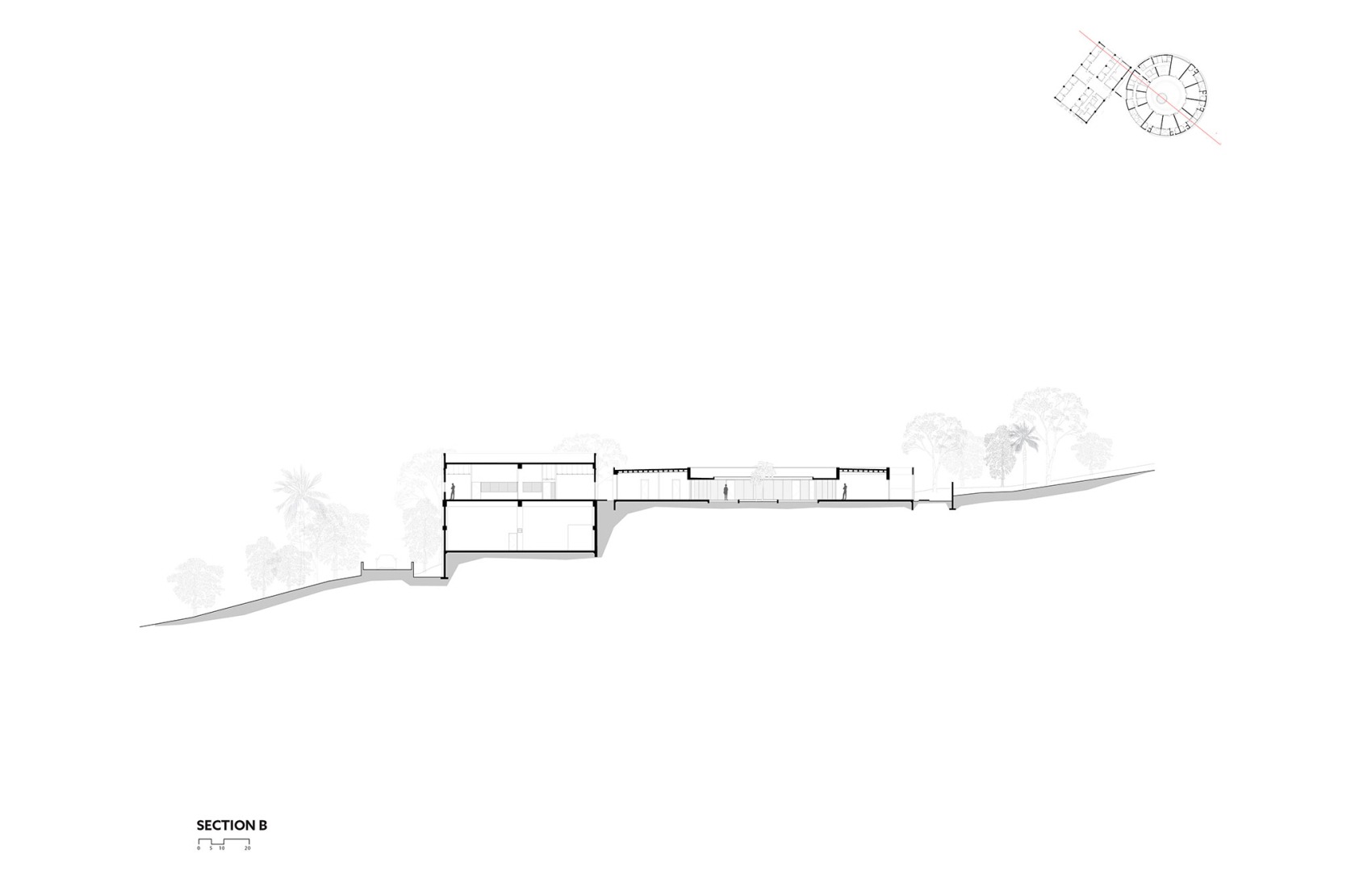 Section. Ciales Kindergarten by TORO Arquitectos. 
