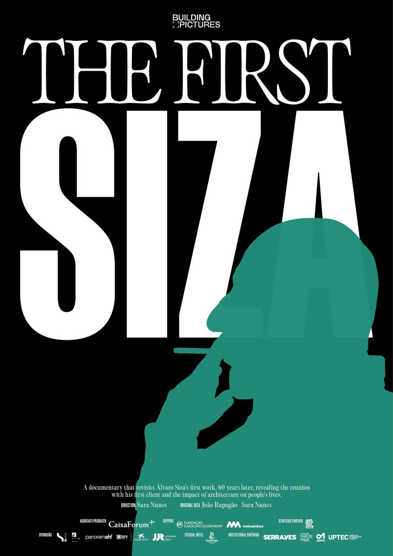 Poster. Documentary "The First Siza" by Sara Nunes. Image courtesy of Building Pictures.