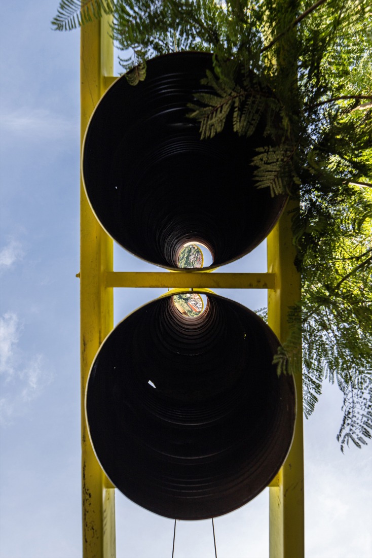 Urban Telescopes by 3ME Arquitectura. Photograph by Jorge Succar.