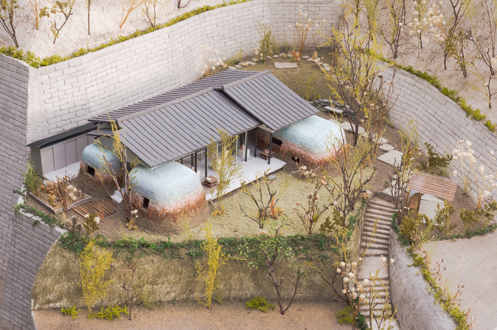 Architectural Model. Haniyasu House by AATISMO.
