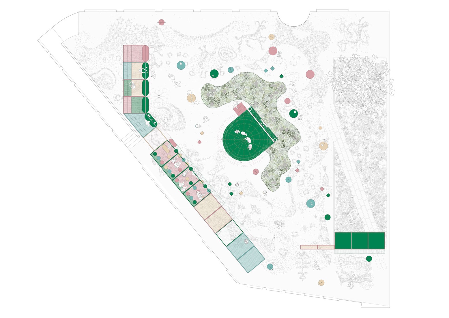 Floor plan. "Flora Alpina" by BUREAU.